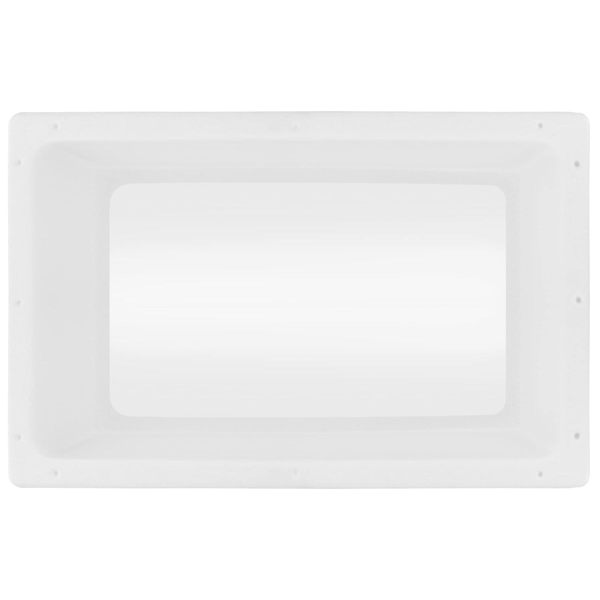 RecPro RV Skylight Inner Dome, Clear Window, 14in x 22in, Model RP-5053, White