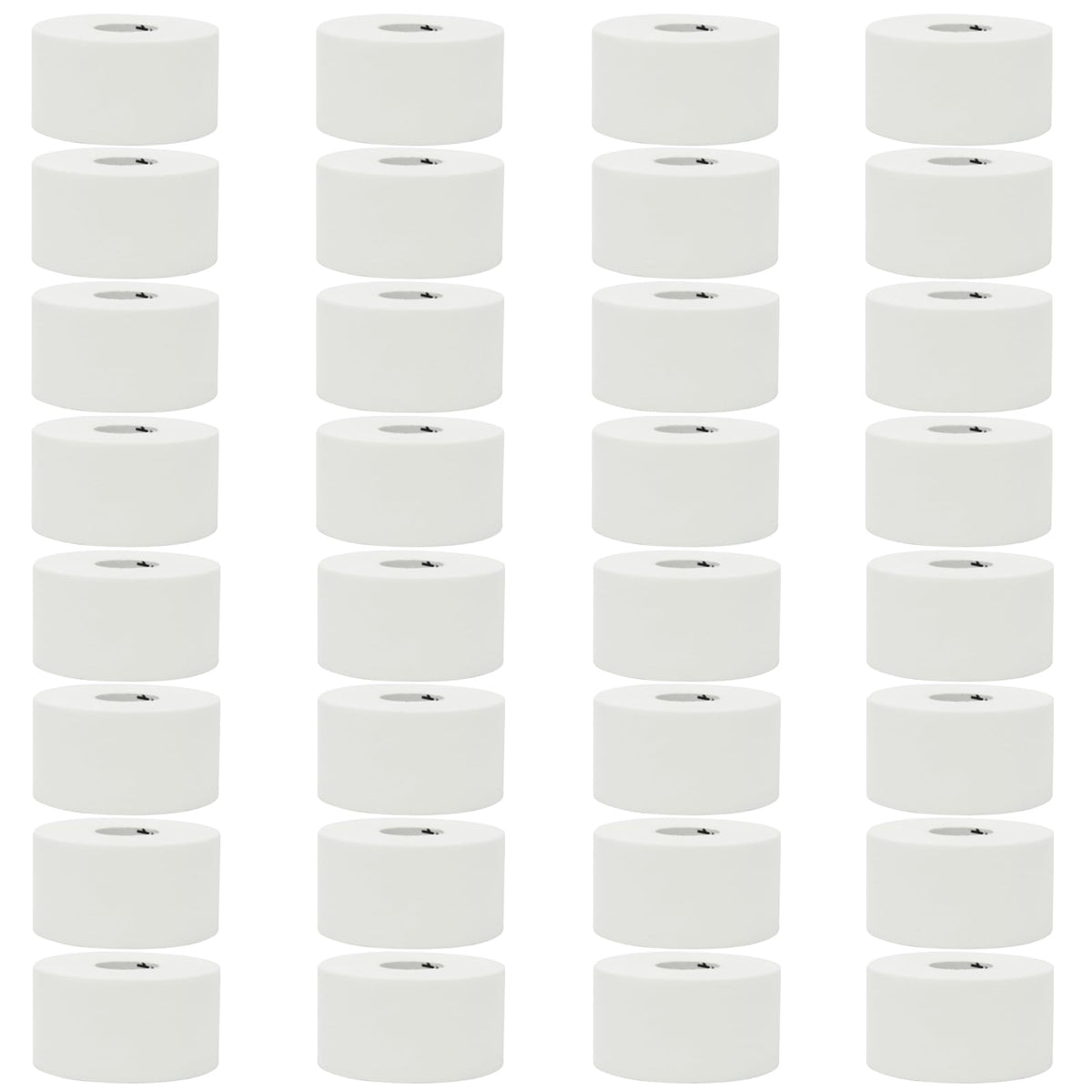 OK TAPE Athletic Sports Tape Bulk(32-Rolls - 480yds Very Strong Tape for Athlete & Sport Trainers & First Aid Injury Wrap, Perfect for Fingers Ankles Wrist on Bat, Hockey Stick - White