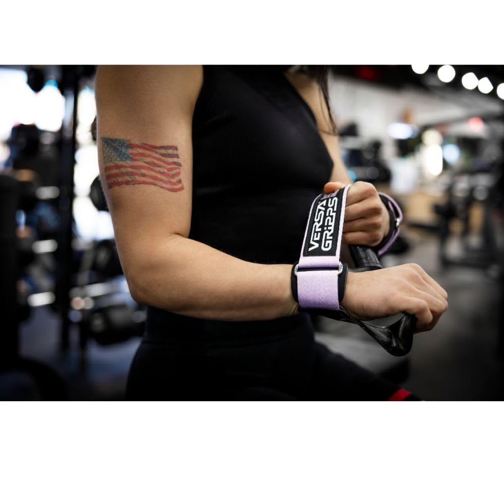 Versa Gripps® Fit Pro, Made in the USA, Wrist Straps for Female Athlete, the Best Training Accessory, Midnight, S