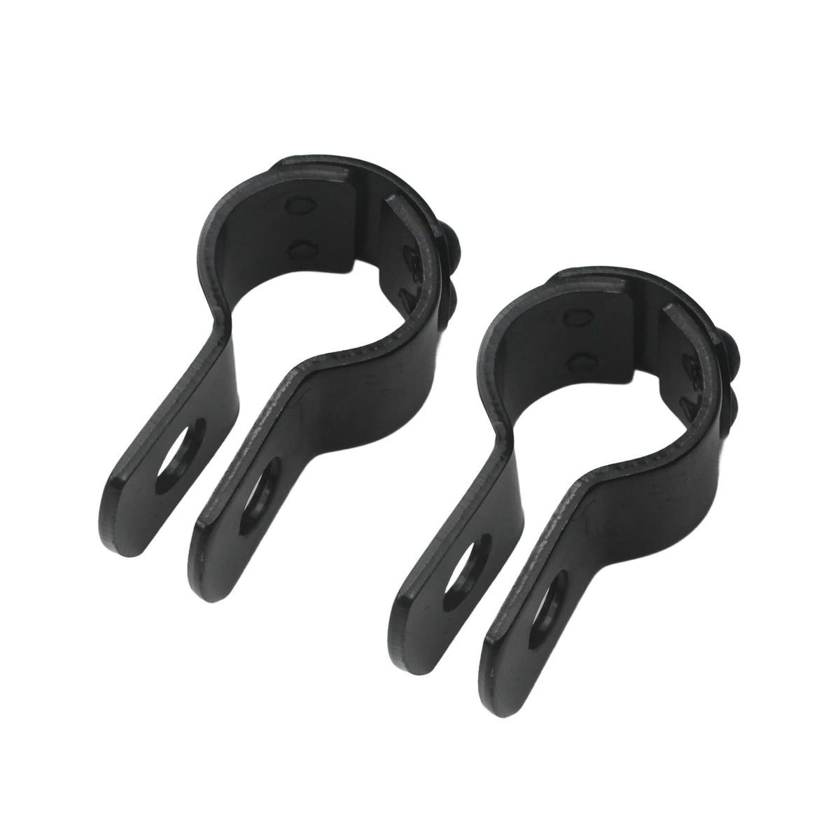 Adsspro Universal CNC M8 Motorcycle Foot Pegs 90 Degree Foldable Foot pegs Footpegs CNC Anti-Skid Footrest Foot Rest Pedal for Motorbike Mini Bike Dirt Pit Bike (Black)