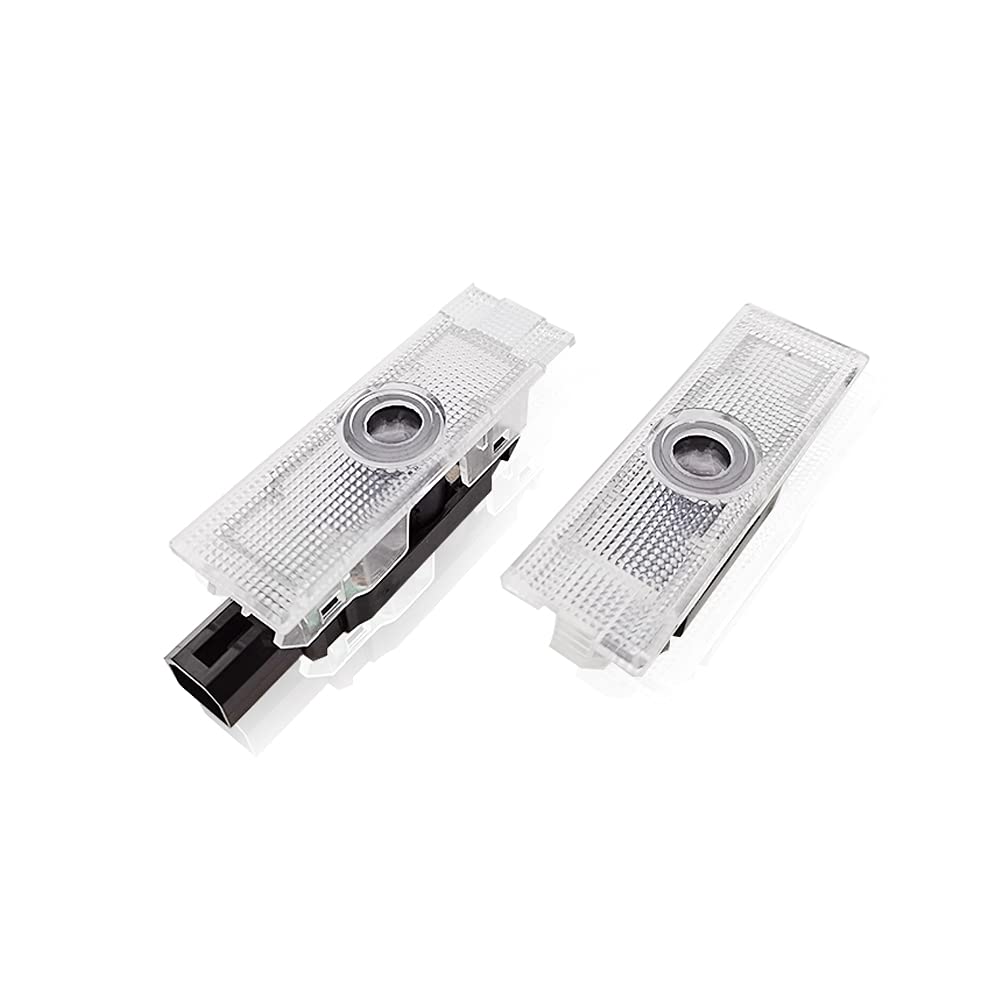 BuJinZeTui 2PCS Door Lights Logo LED Ghost Shadow Projection Light for Challenger 2015-Present, Color 04, Plastic