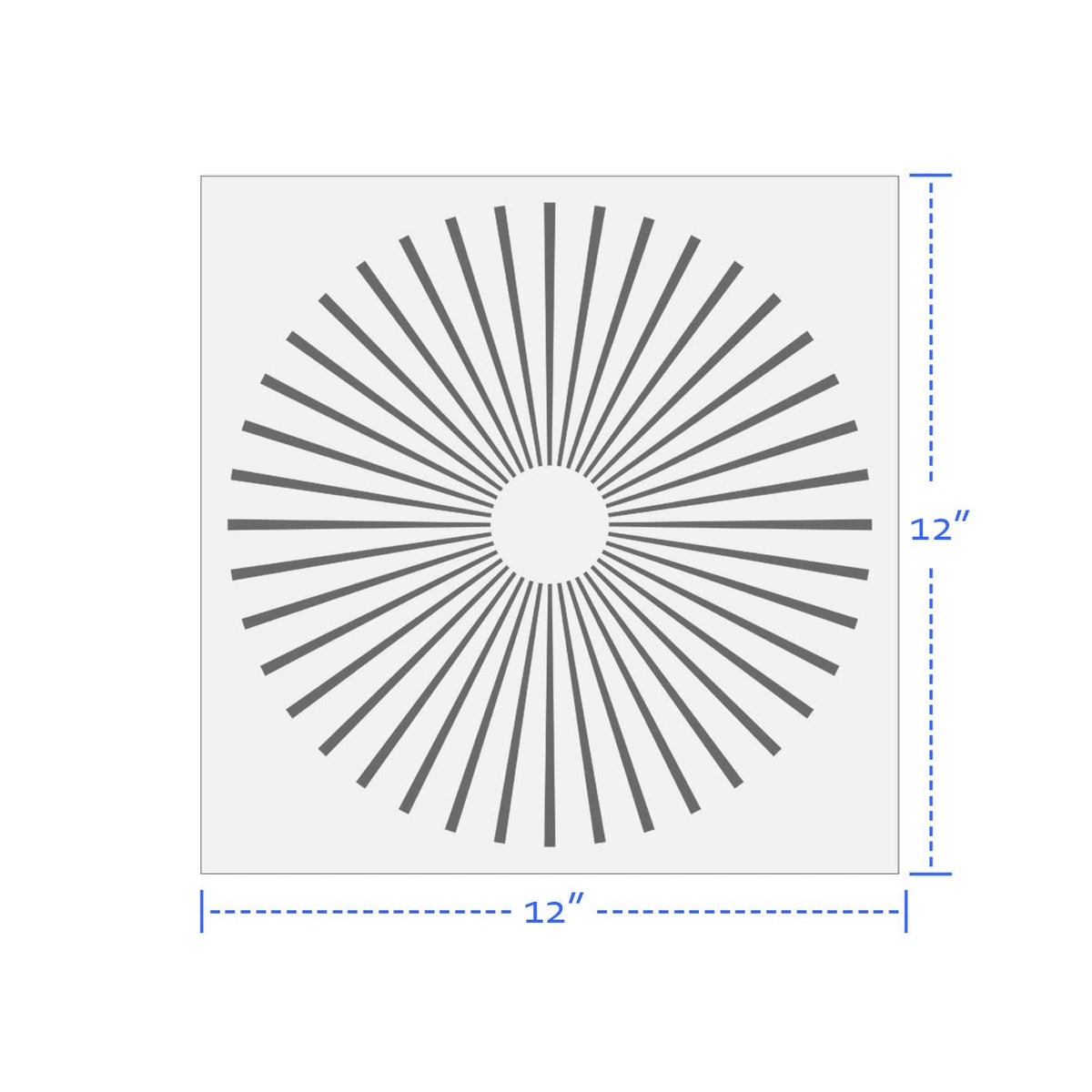 2pcs 12x12 Inch Reusable Tile Stencils Template for Painting Wall Tile Floor Cement Patio Furniture DIY Home Décor