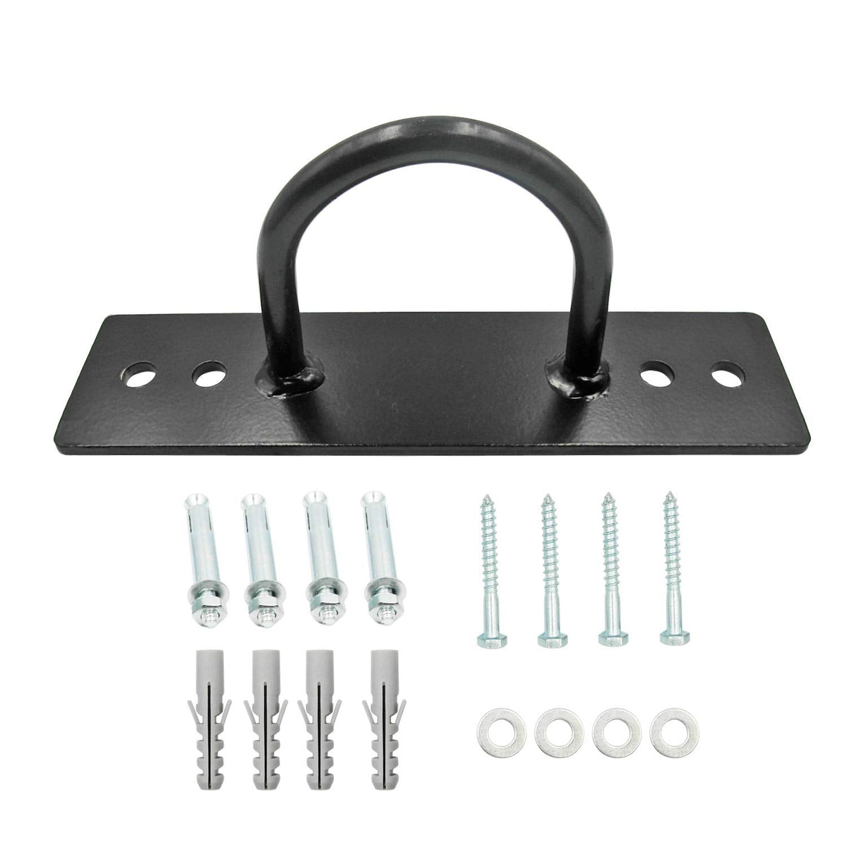 Battle Ropes Anchor, Battle Rope Wall Ceiling Mount Kit Bracket Hook for Suspension Straps Crossfit Gymnastic Rings, Body Weight Strength Training Systems, Yoga Swings Hammocks, Boxing Equipment