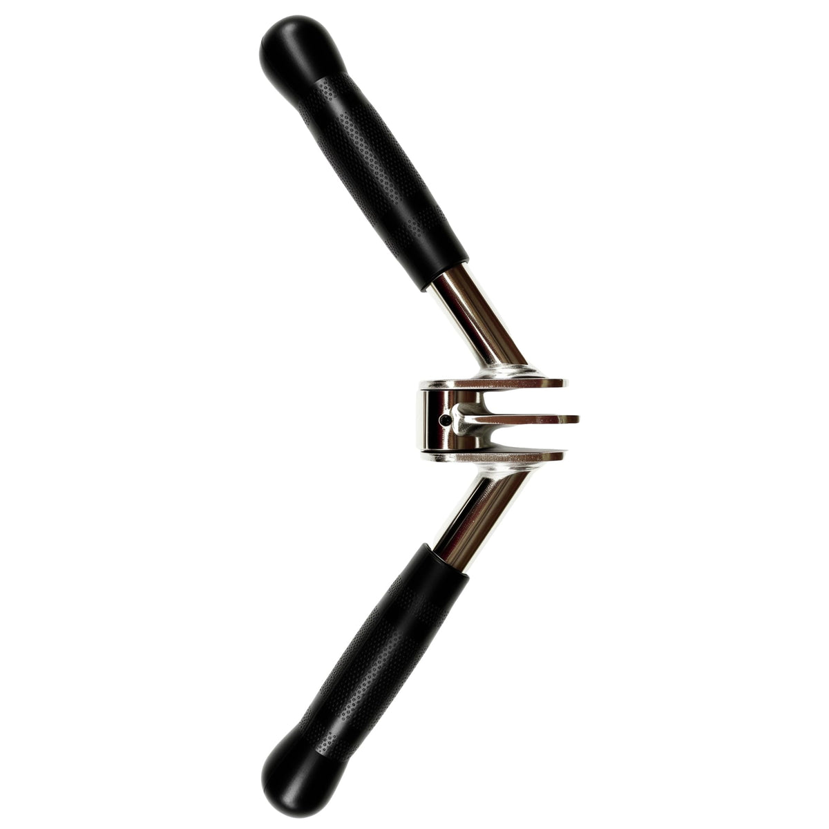 qibylift Barbell Multi-Exerciser Cable Attachment For Cable Machines, Lat Pull Down Bar Cable Machine Attachments, Tricep Press Down Bar, Revolving Straight Curl Pulldown Bar with Rotating & Rubber Handle Grips (V Bar)