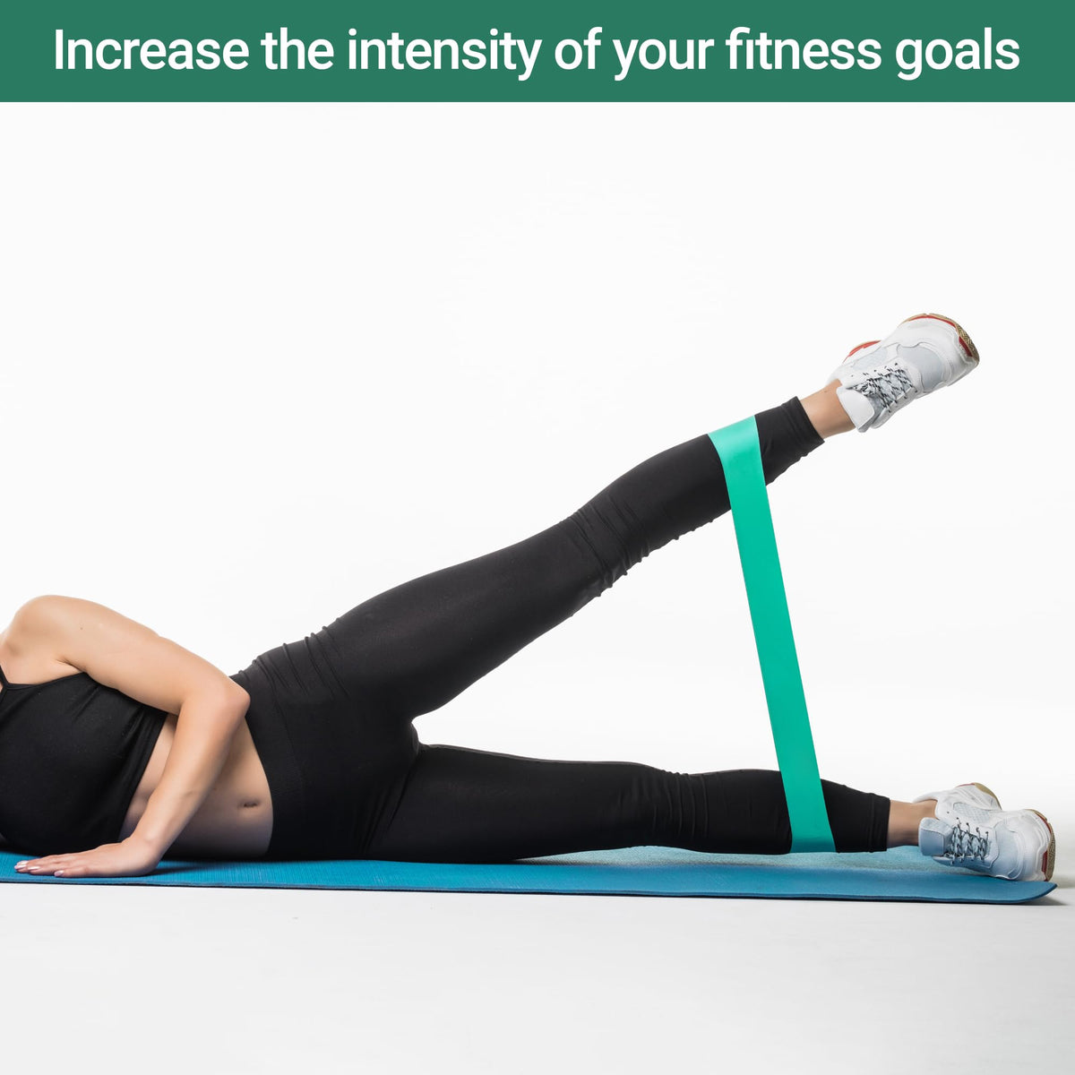 TechStone Resistance Bands Set ā 5 Levels Loop Exercise Bands for Men & Women, Elastic Workout Bands for Home Gym, Training, Yoga & Fitness, Carry Bag Included (Blue)