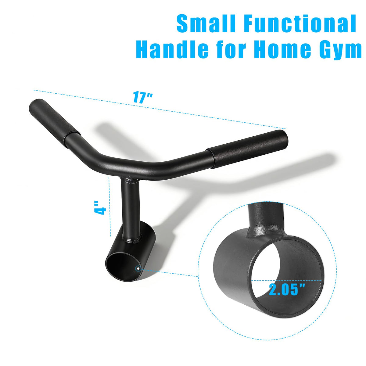 Luwint Landmine Handle Attachments, Single Arm Row and T Bar Handle Exercise Accessories for Home Gym, Fits 2’’ Olympic Barbell