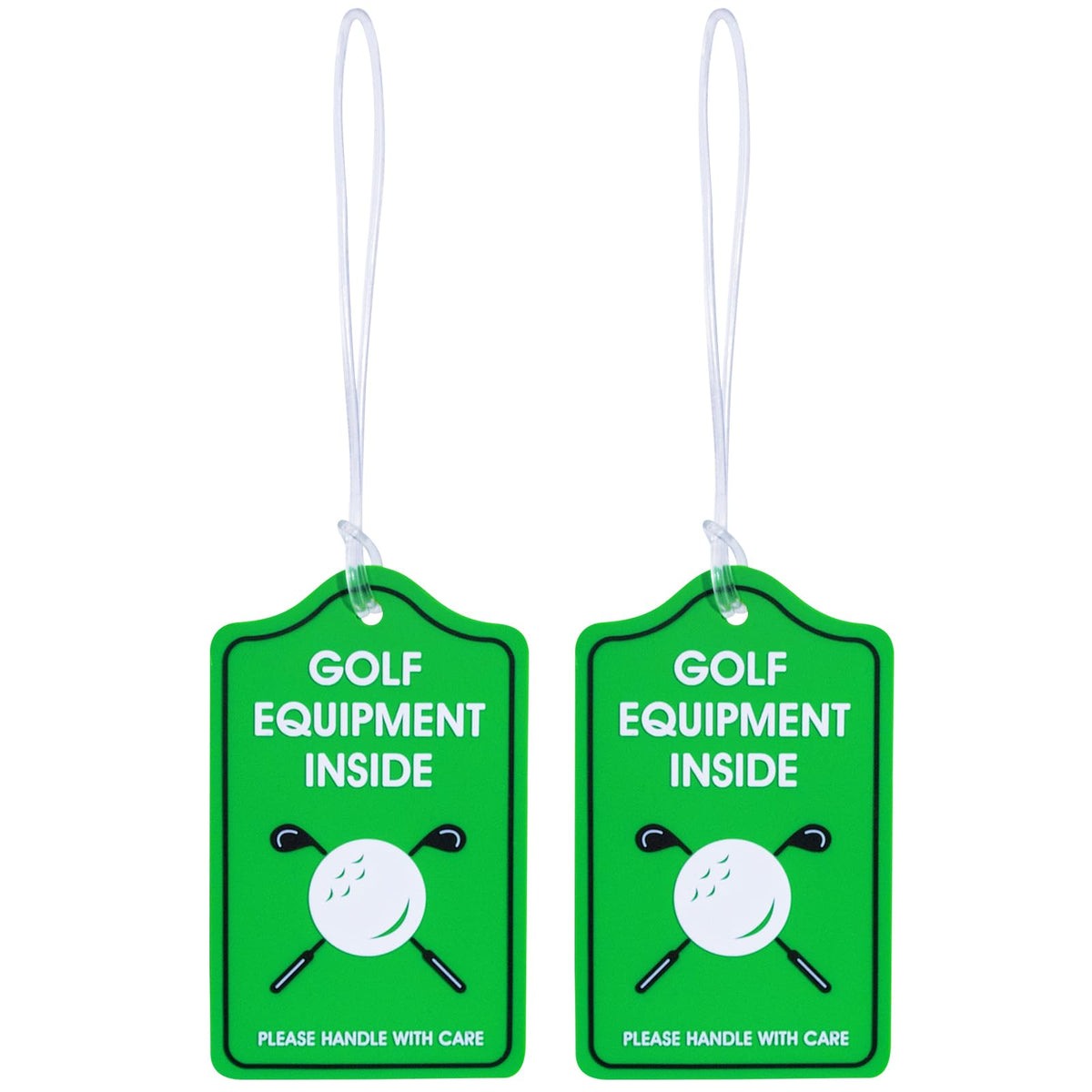 YULEAXIE Golf Luggage Tag, PVC Waterproof Luggage Tag Holders for Golf Bag Suitcase Ship, Durable Label Holder for Golf Equipment Travel Case