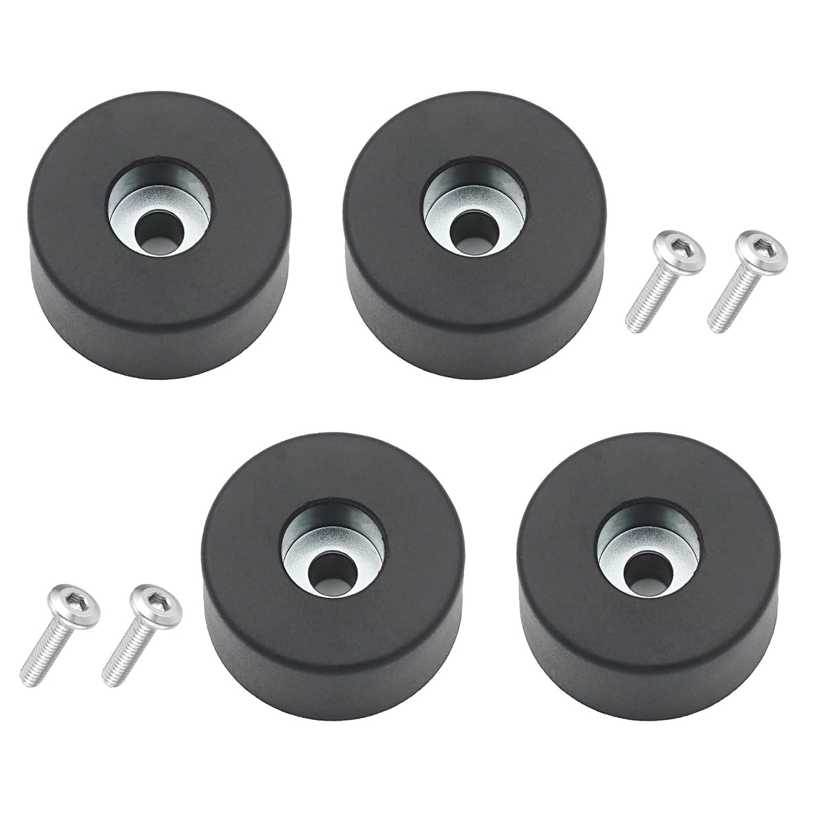 Anti Vibration Rubber Feet Pads 4Pack, Replacement for Briggs & Stratton 192310GS Coleman Powermate Husky Fini D091007, Heavy Duty Air Compressor Isolator with Screws for Generator Pressure Washer