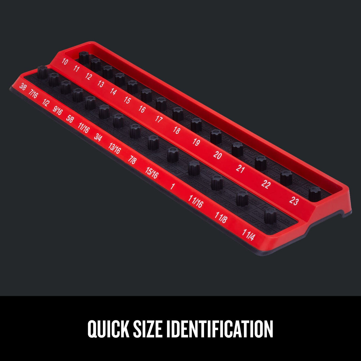 CRAFTSMAN Socket Peg Holder, Tool Tray Storage Organizer, 1/2 Inch Drive (CMMT99416)