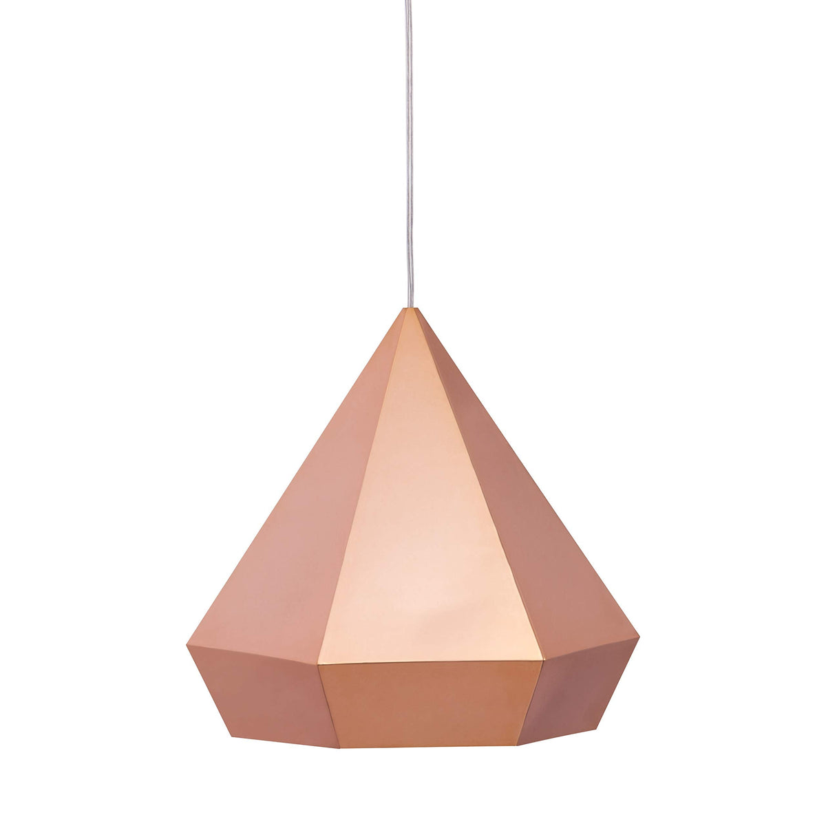 Zuo Forecast Ceiling Lamp, Alloy Steel, 131in x 14in x 13in, Rose Gold, Model 50174