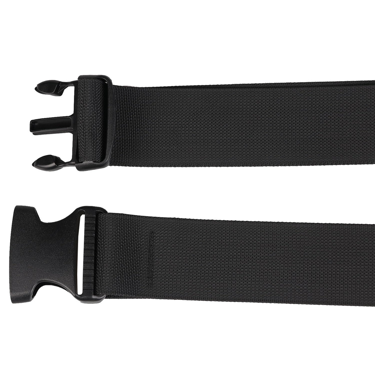 MAGARROW 1.5-Inch Luggage Straps Buckle Packing Strap Adjustable Belts Suitcase Secure Accessory for Travel (Black, 1.5'' x 78")