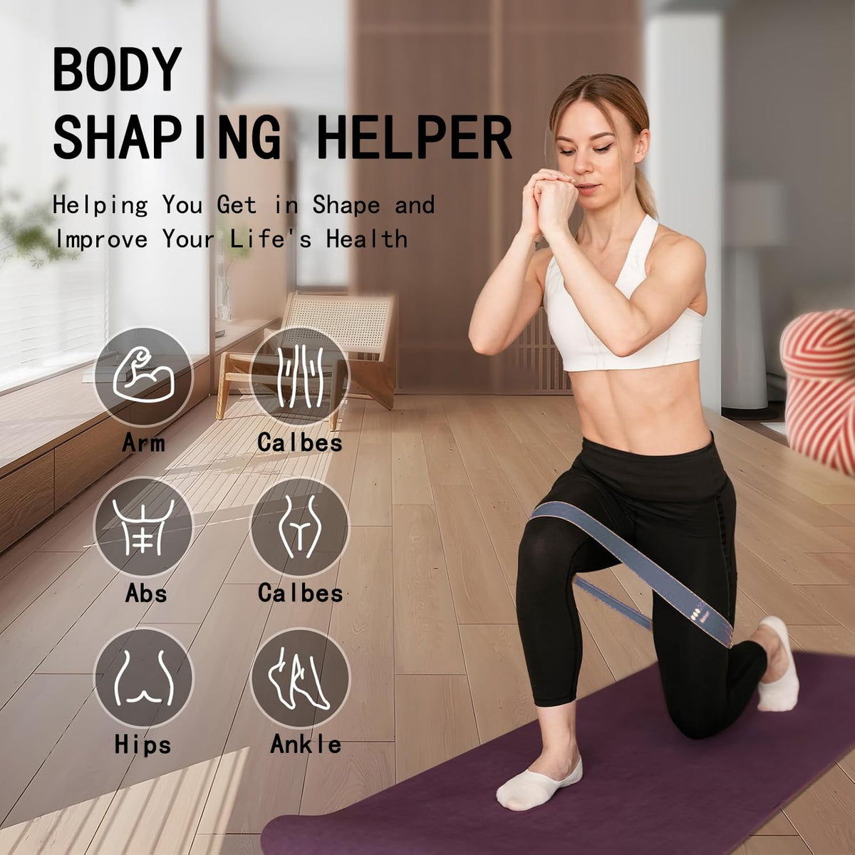 Yoga Knee Support Pad for Women Pilates Kneeling Cushion | Elbows Wrist Hands Head Foam Extra Thick Men Exercise Knees Pads Set of 6 Pieces (Gray)