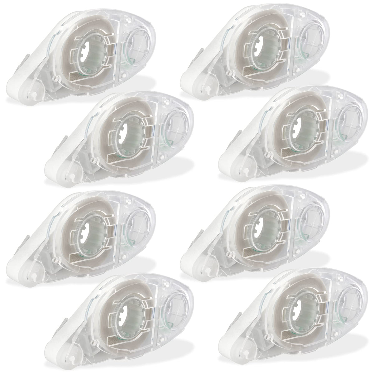 AdTech 05674 Permanent Crafter's Tape Refills, Pack of 8, Clear