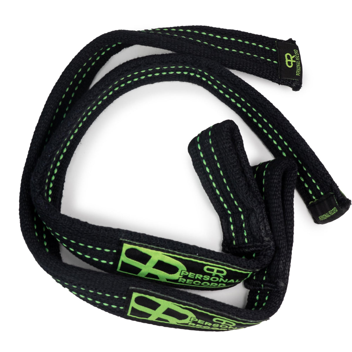 PR PR Lifting Straps for Weightlifting – Heavy Duty Deadlift Straps with Extra Thick Material for Grip & Wrist Support – Gym Wrist Straps for Powerlifting, Bodybuilding, Strength Training (Black Neon)