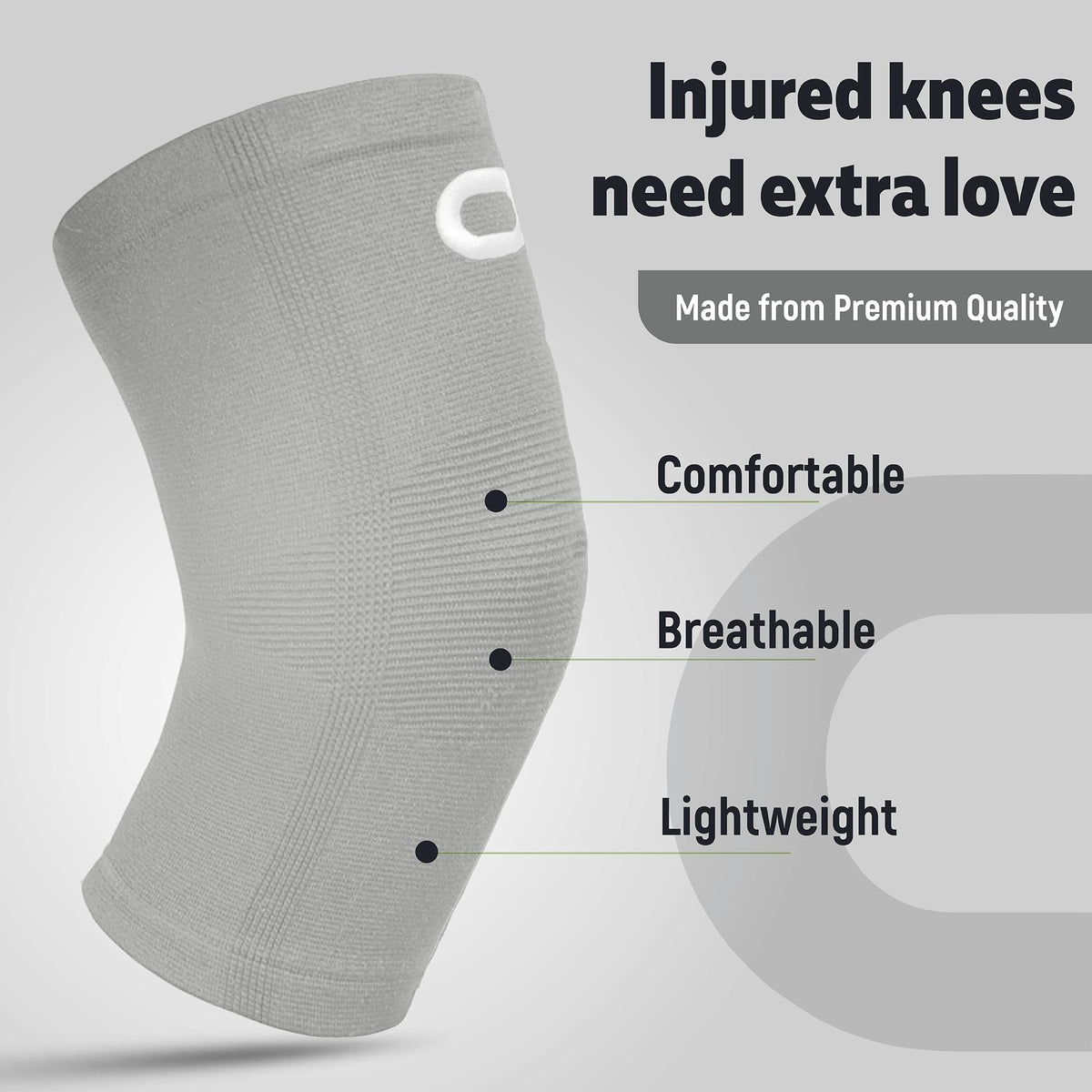 Knee Brace for Women & Men (Pair) – Knee Sleeves for Running, Workout, Weightlifting & Sports – Compression Knee Support for Knee Pain Relief, Meniscus Tear & Arthritis