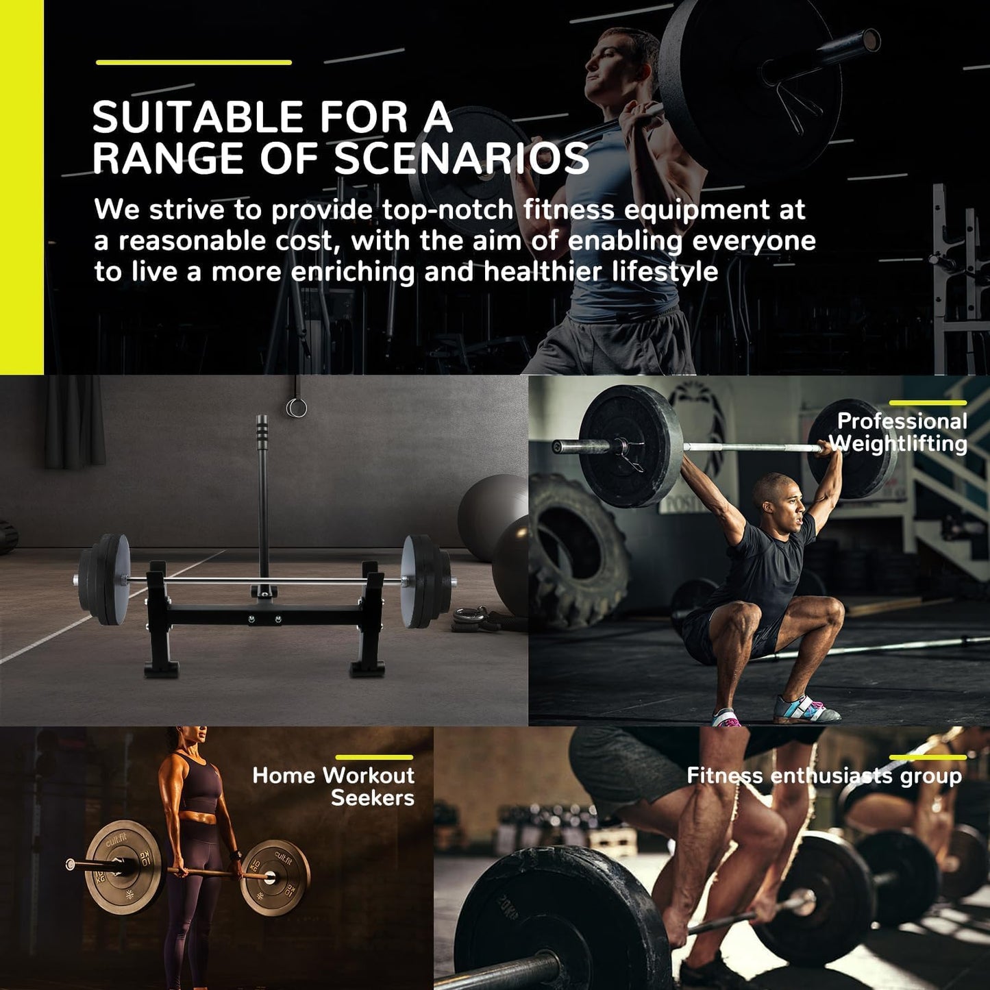 Deadlift Barbell Jack Stand,Anti-Slip Handle Deadlift Stand Home Gym Deadlift Exercises Heavy Duty Barbell Weight Changer Weight Training Equipment, 600lb Capacity(with Slip-Proof Glove)