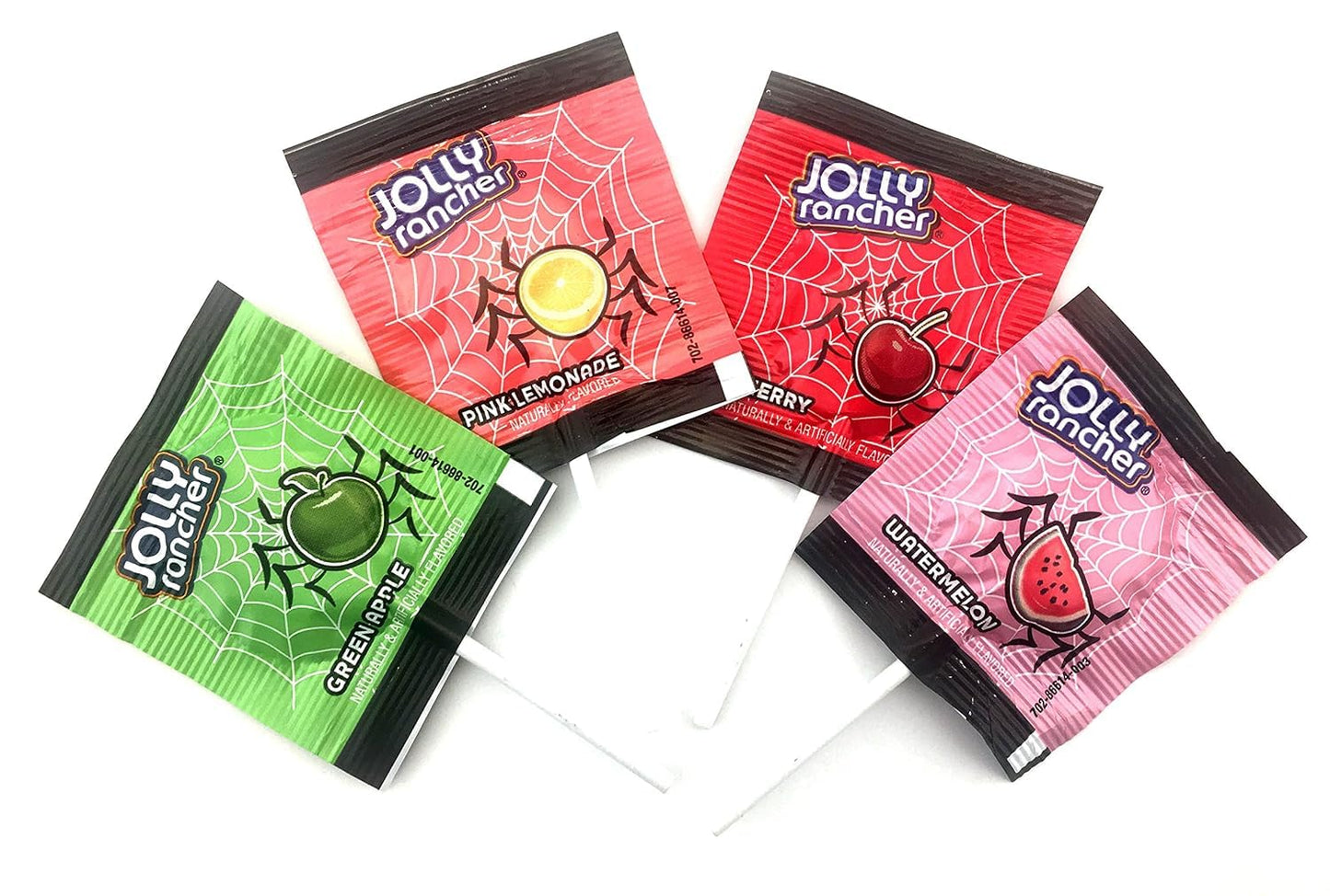 Halloween JollyRanchr Flat Lollipops β Assorted Fruit Flavors, 150 Count Bag (34.2 oz) β Party Favors, Trick-or-Treat Candy, Halloween Gifts