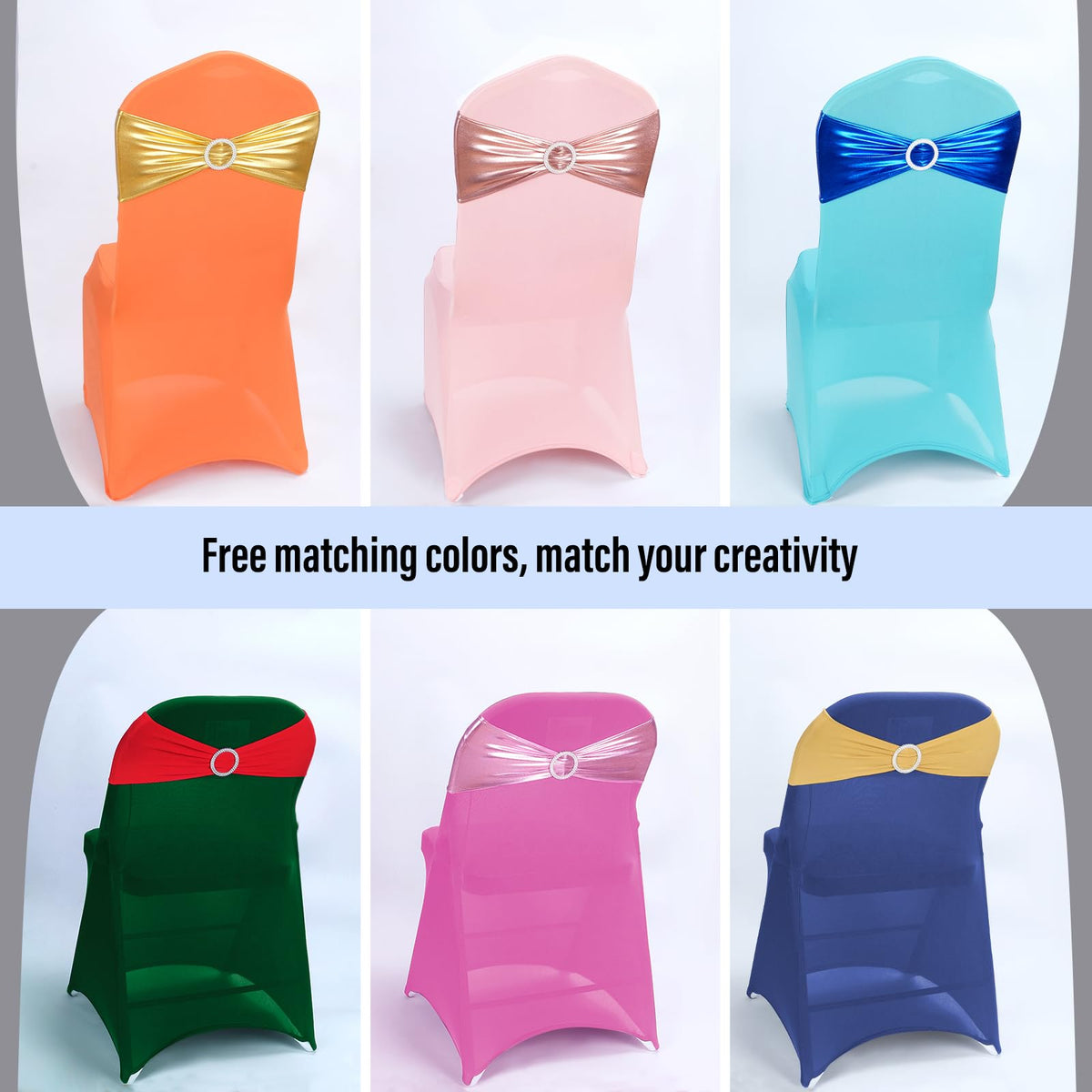 LEBENGURU Red Spandex Chair Sashes-30pcs Premium Stretch Bows with Buckle Slider, Universal Elastic Chair Bands for Wedding Party Banquet Decoration