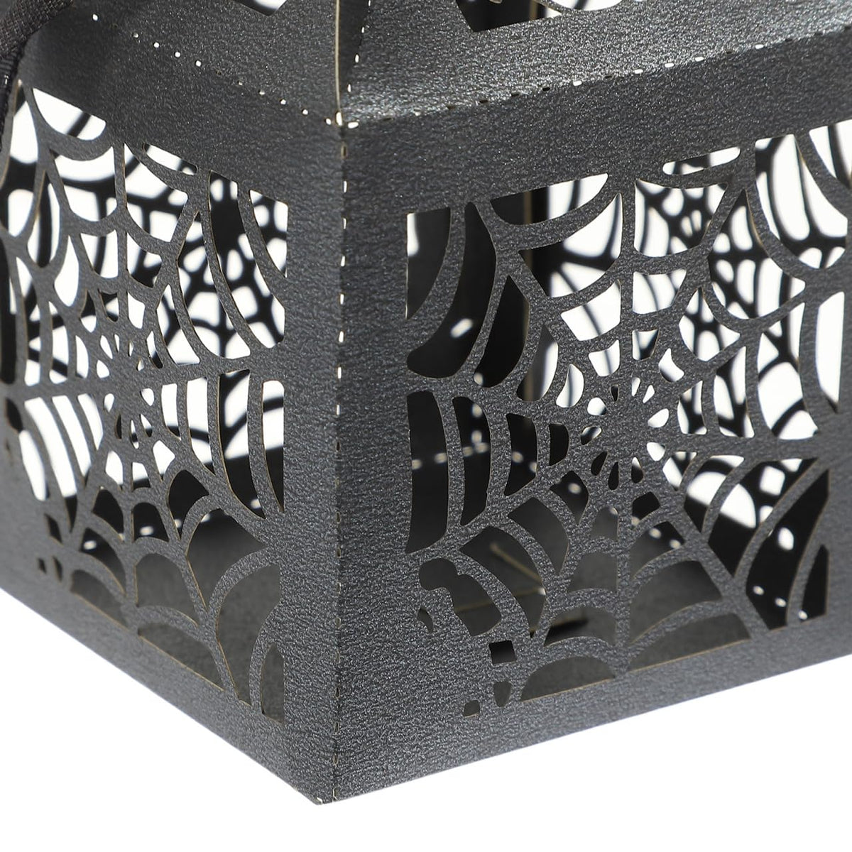 BESTOYARD Halloween Hollow Die-Cut Candy Boxes with Ribbon - Wedding Favor Boxes for Party Treats and Packaging 8.27 X 4.53 Inches 50 Pieces