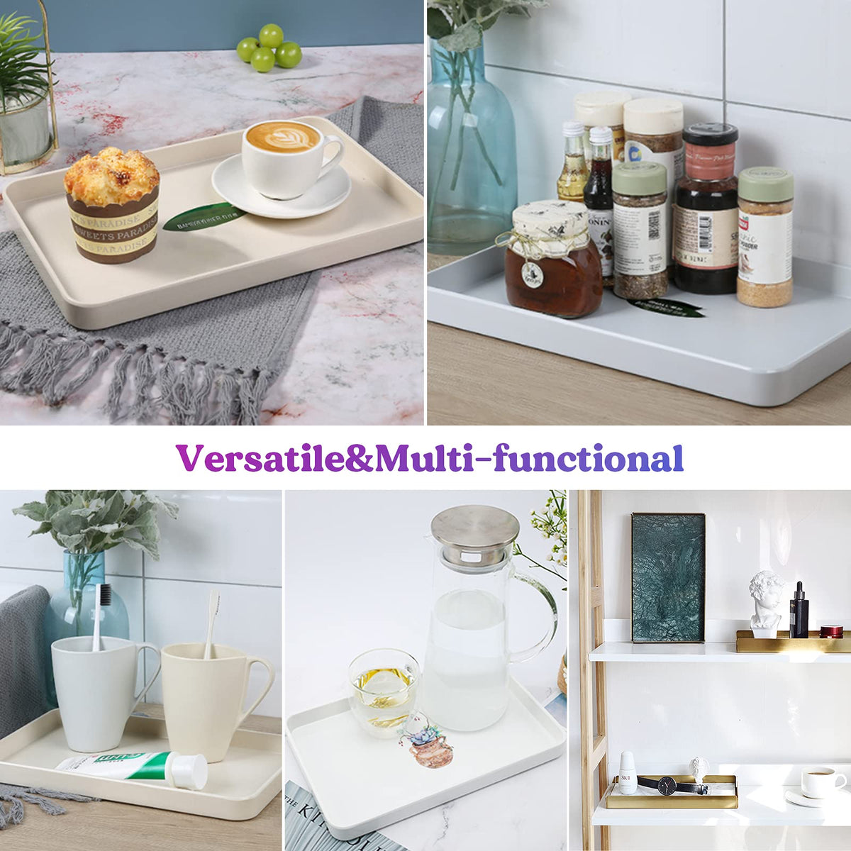 LET'S RESIN Tray Molds, Jar Silicone Molds with Lid, Resin Molds for Epoxy Resin, Silicone Molds Kits for DIY Art Furniture Dtorage and Decoration, Festival Gifts