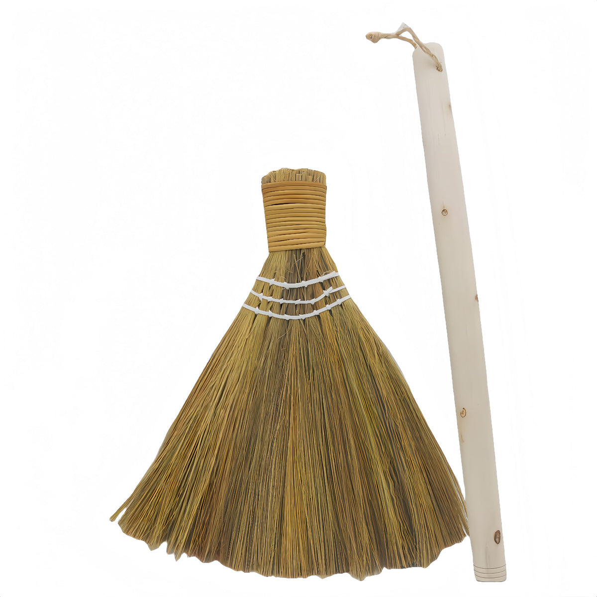 Brooms for Wedding Jumping Ceremony, Halloween Witch Broom, Detachable Broomstick Vietnamese Natural Whisk Broom