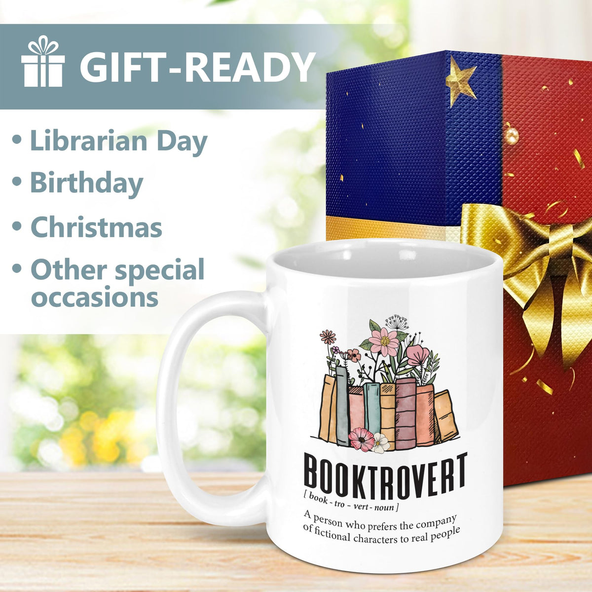 Bgsnbsha Book Mugs for Book Lovers, Gifts for Books Lovers Women, Books Club Gift Ideas, Librarian Reader Gift for Bookworms, Reading Themed Coffee Mugs 11oz