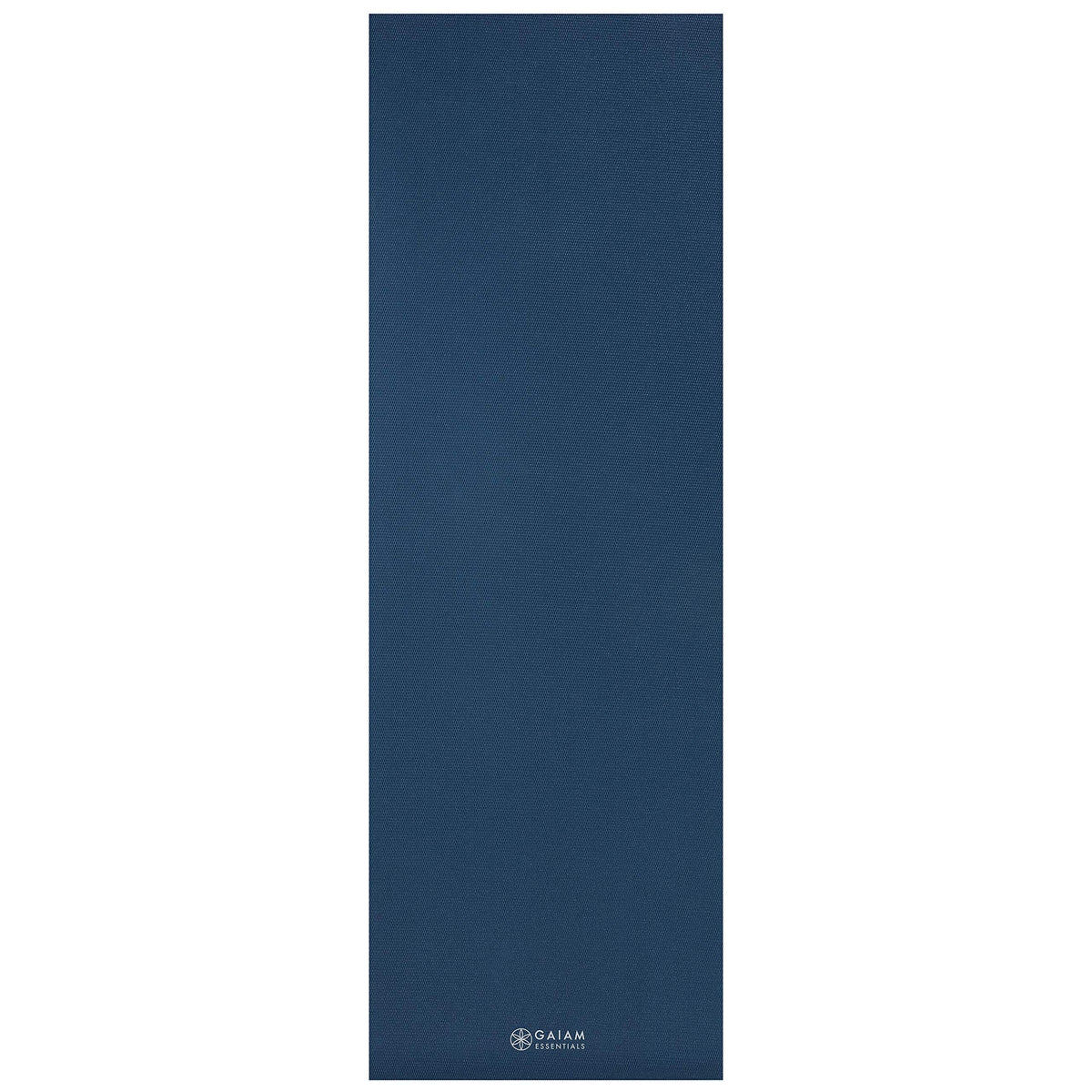 Gaiam Essentials 1/4" Thin (6mm) Yoga & Pilates, Fitness & Exercise Mat with Easy-Cinch Carrier Strap Cusion Support For Fitness and Gym Workouts