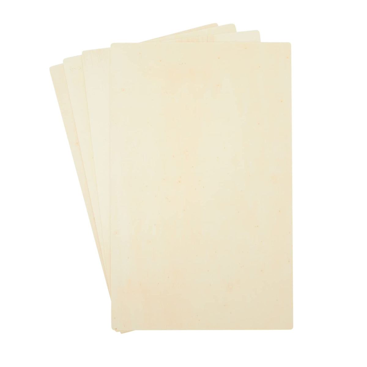Juvale Rectangle Wood Boards for Crafts - 4-Pack, 15.5" x 9.8" x 0.2", Brown Poplar Plywood - Smooth Sanded Surface for Painting & Staining - Unfinished Craft Boards & DIY Wooden Signs