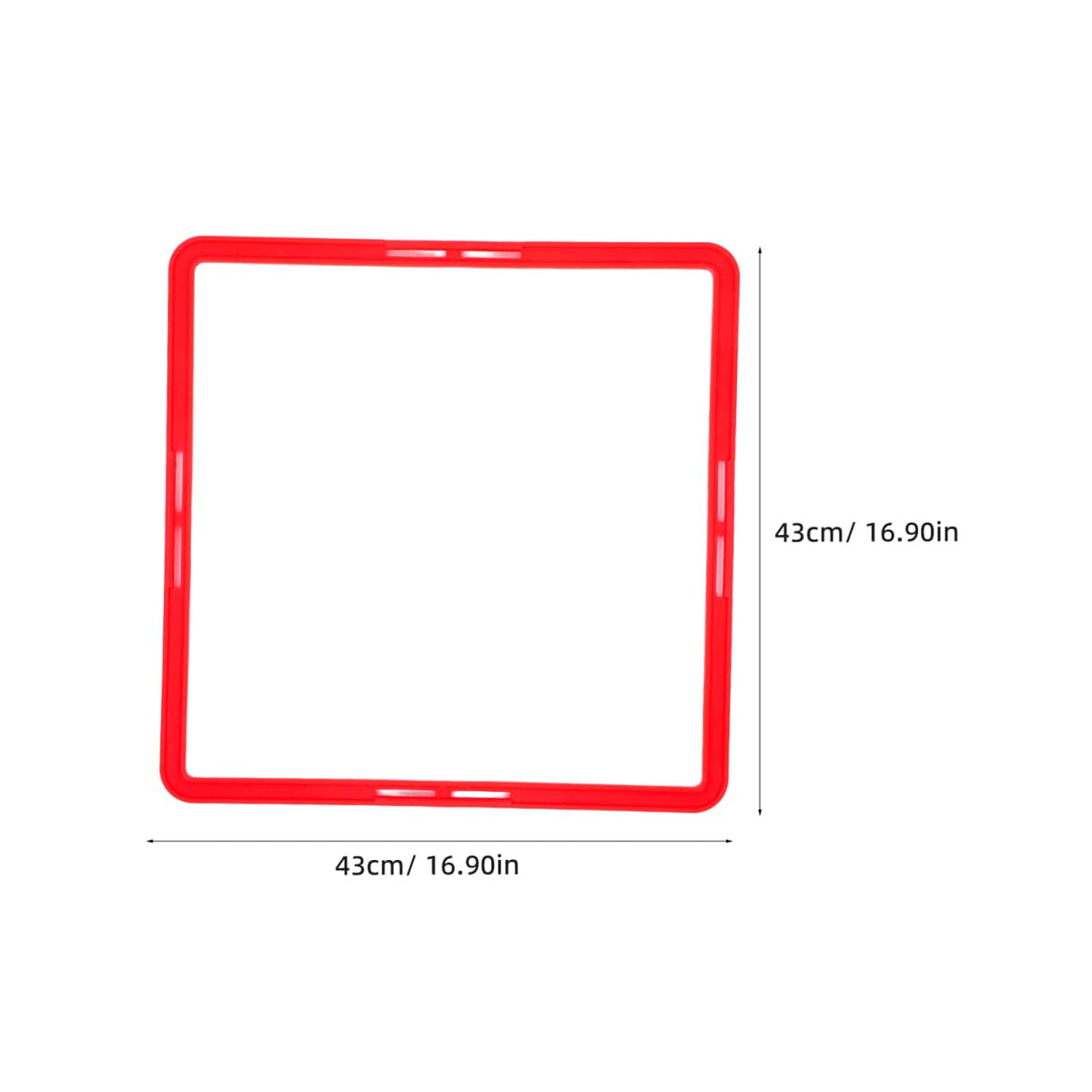 Mipcase 6pcs Square Agility Rings, Footwork Speed Training Rings Soccer Training Equipment for Agility Workout