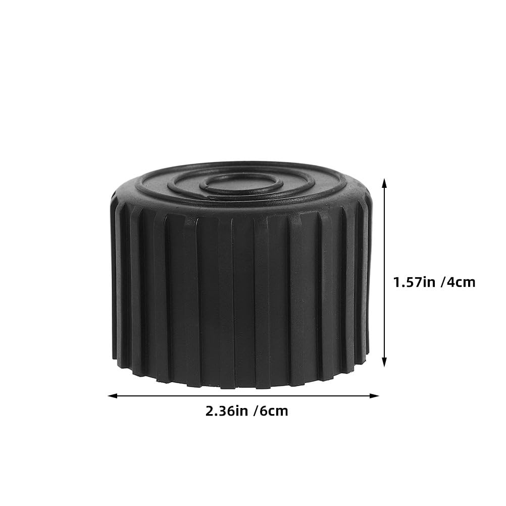 HONMEET 2pcs Fitness Equipment Foot Pads Non-Slip Rubber Leg Floor Protectors for Gym Gear Exercise Machine Parts Durable Anti-Skid Covers