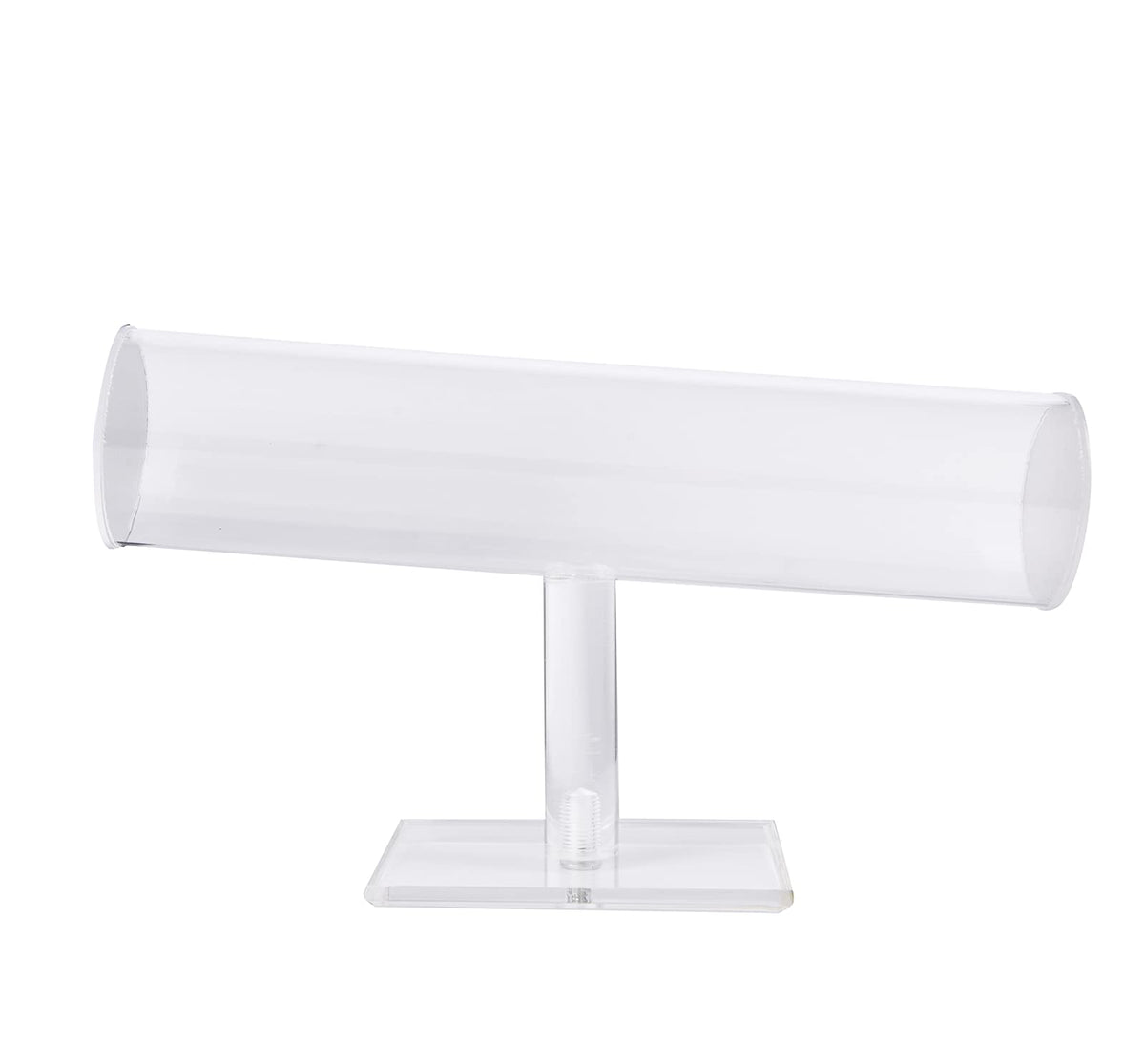 ChezMax Hovering T-Bar Bracelet Necklace Jewelry Display Stand for Home Organization, Transparent