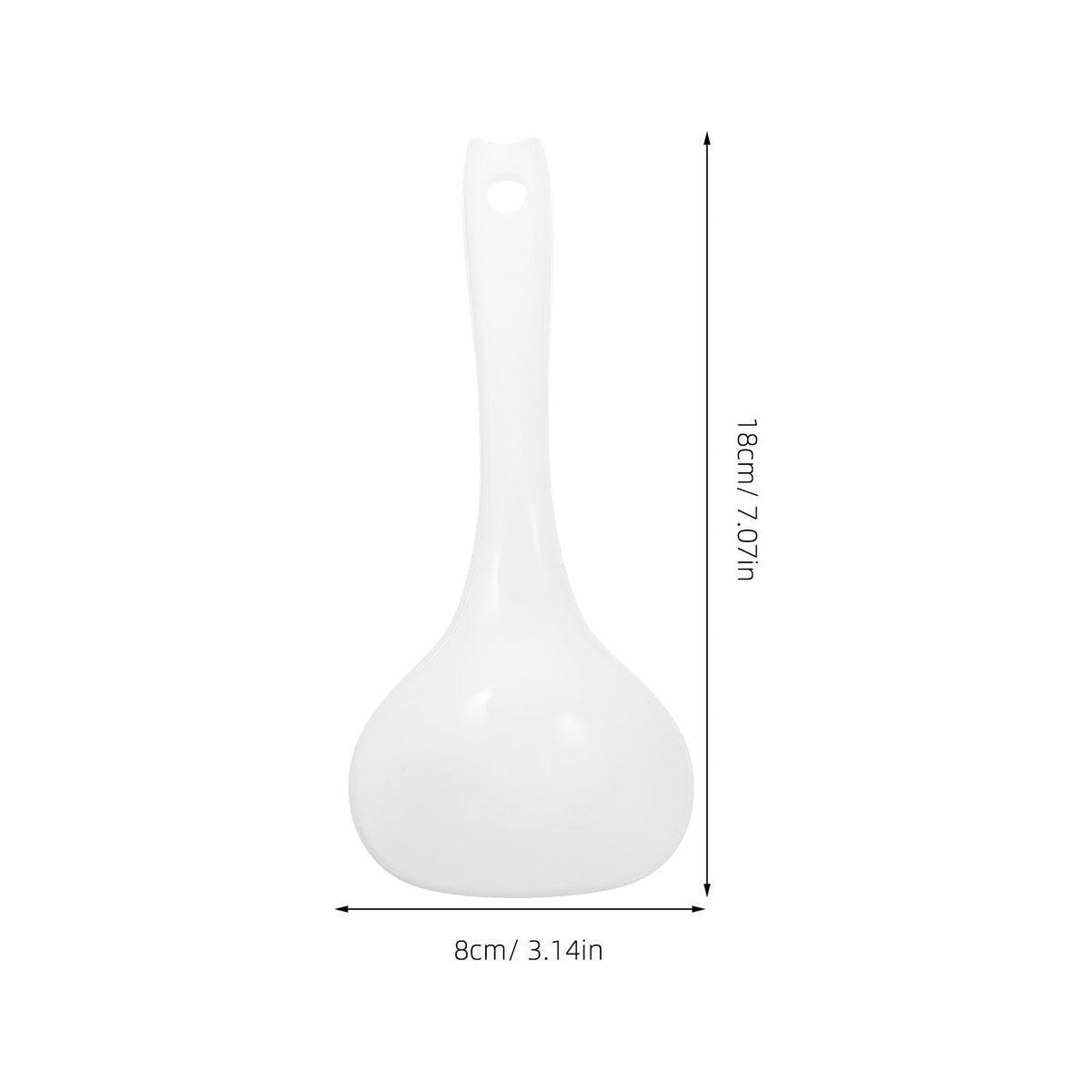 SHOWERO Rice Cooker Spoon 6 Pack Easy to Clean Non-stick Plastic Rices Serving Spoons Utensil Multicooker Shovel for Kitchen