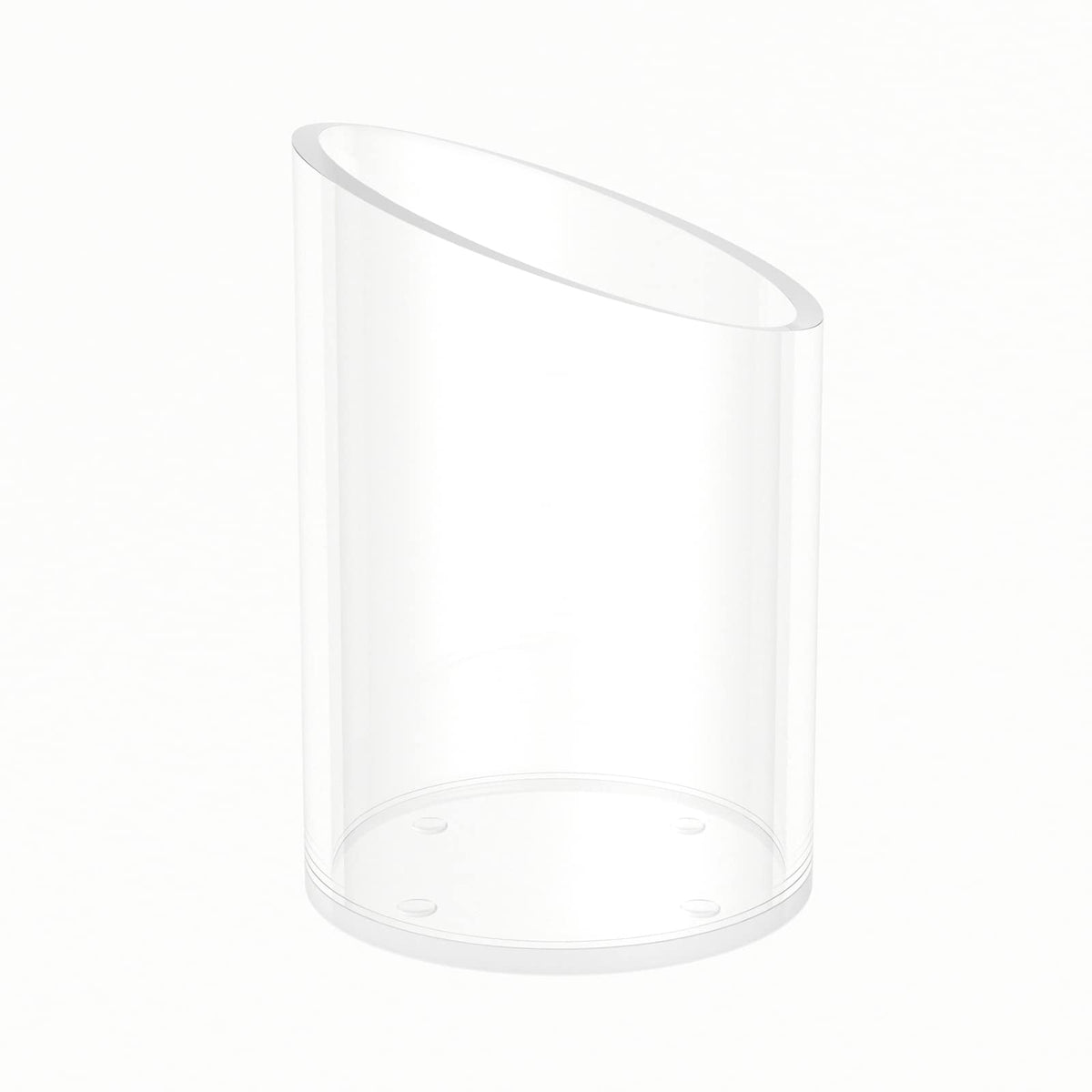 KOTEMON Pen Holder for Desk Organizer, Acrylic Makeup Brush Organizer Sanitizer Holder Pen and Pencil Holder for Office, Home, School, Clear
