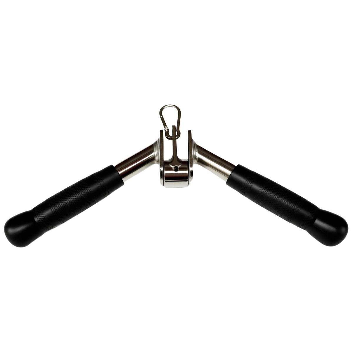 qibylift Barbell Multi-Exerciser Cable Attachment For Cable Machines, Lat Pull Down Bar Cable Machine Attachments, Tricep Press Down Bar, Revolving Straight Curl Pulldown Bar with Rotating & Rubber Handle Grips (V Bar)