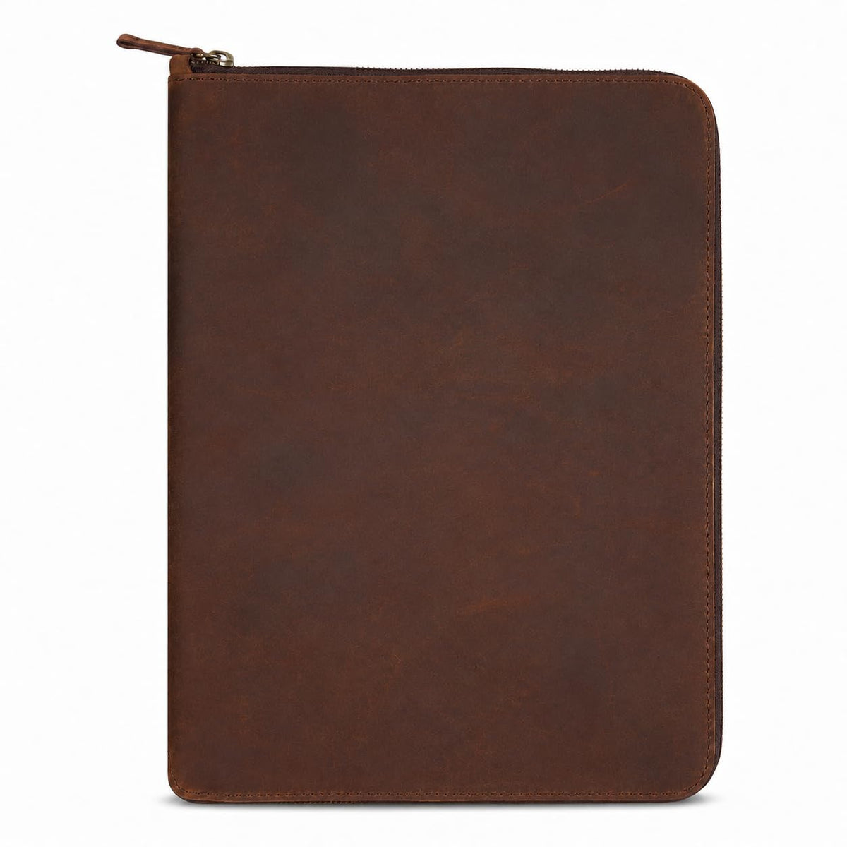 CestAntiQ, Heavy Duty Full Grain Leather Journal Cover (8.5 x 11 in.), Refillable Cahier XXL, Refillable Spiral Notebook (8.5 x 11 in.), Handmade Zippered Leather Journal Cover