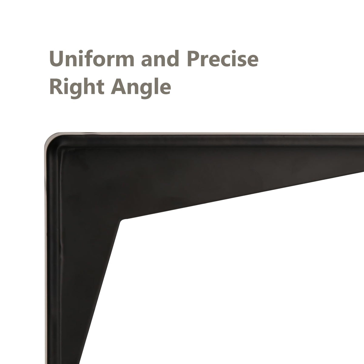 NEODROP 6-Pack 6 Inch Heavy Duty Shelf Brackets, Premium Metal Wall Bracket for Mantel, Countertop Support, Garage Storage Shelves | Floating Shelf Hardware | High Strength Corner Brace