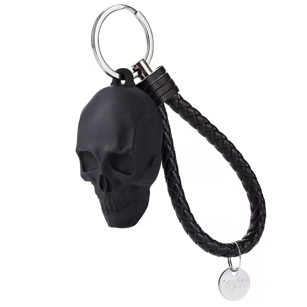 GOLLEY Skulls and Skeletons -The skull 3D PVC Keychain,skull key chains for men，Key Ring for Women,Key Chain Gift for Friends