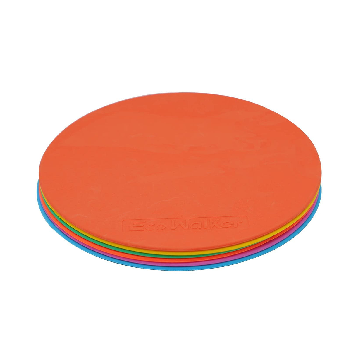 Eco Walker 12pcs 8inch Floor Flat Spot Markers for Basketball Football Sports Speed Agility Training