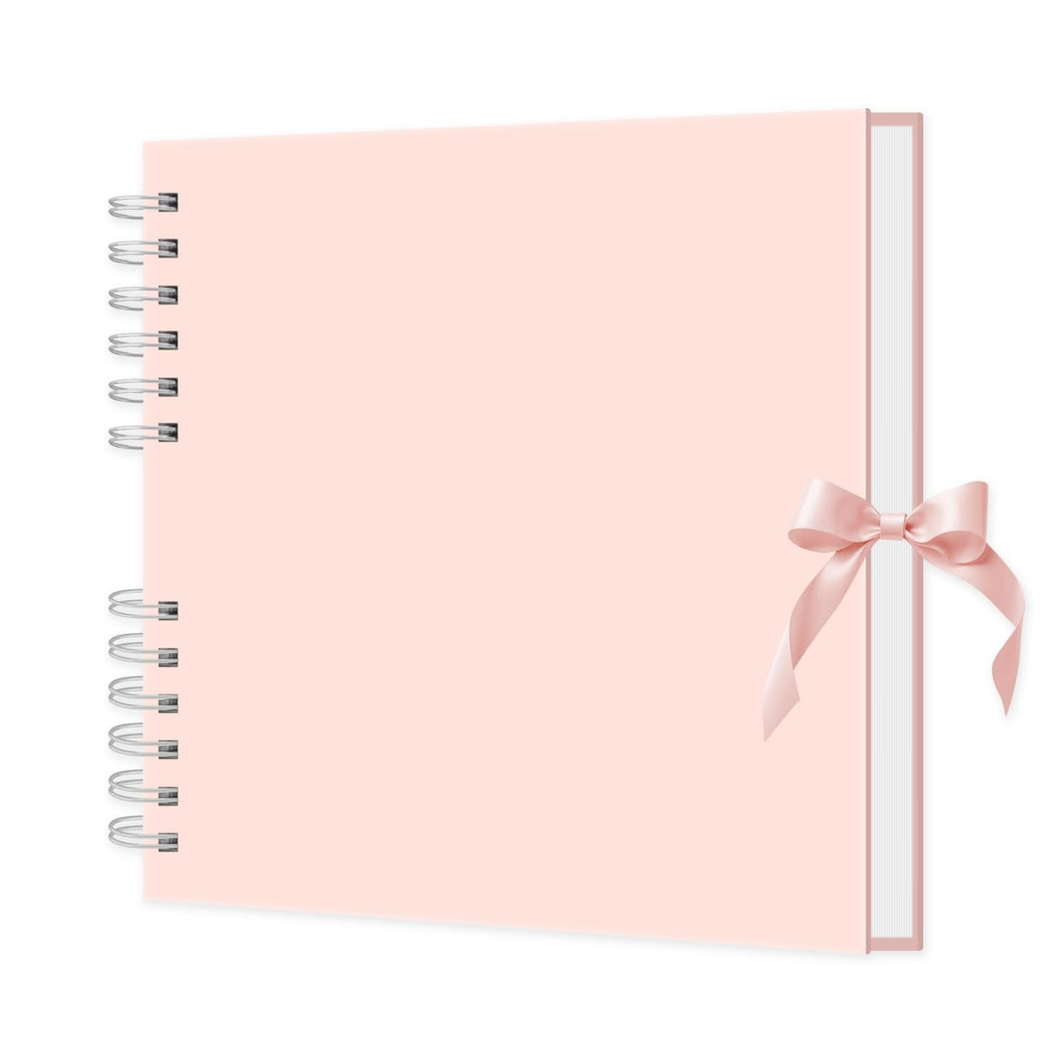 MARCADORUS Pink Scrapbook Album, 8" x 8" Scrap Book 30 Sheets (60 pages), Memory Book & Photo Album for Wedding Guest, Baby Shower, Valentines, Engagement | Scrapbooking Supplies.