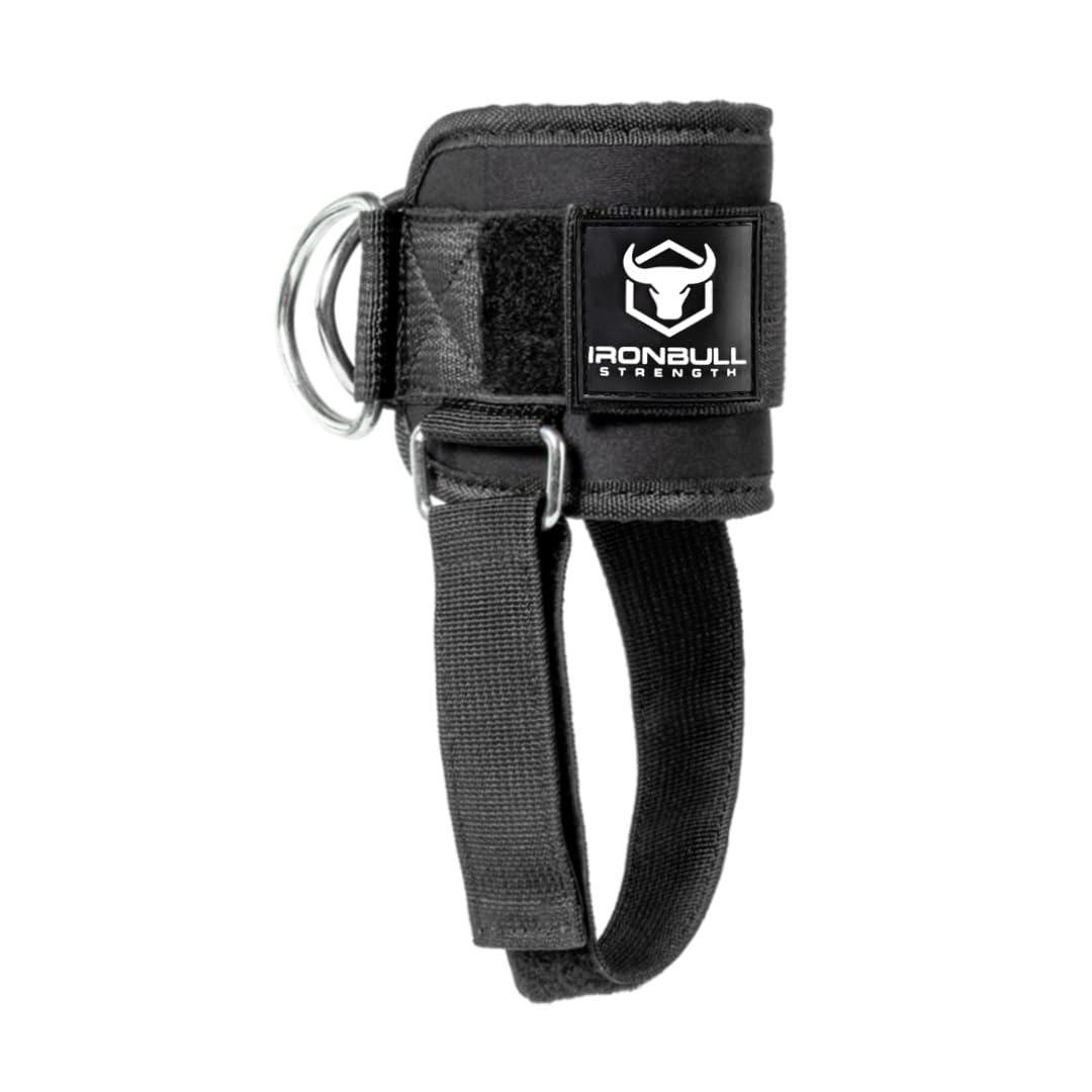 Women's Kickback Ankle Strap for Cable Machines & Resistance Bands: Gym & Home Workout Cuff Attachment for Leg Extensions, Kickbacks, Hip Abductors - Booty Exercises" (Single, Black)