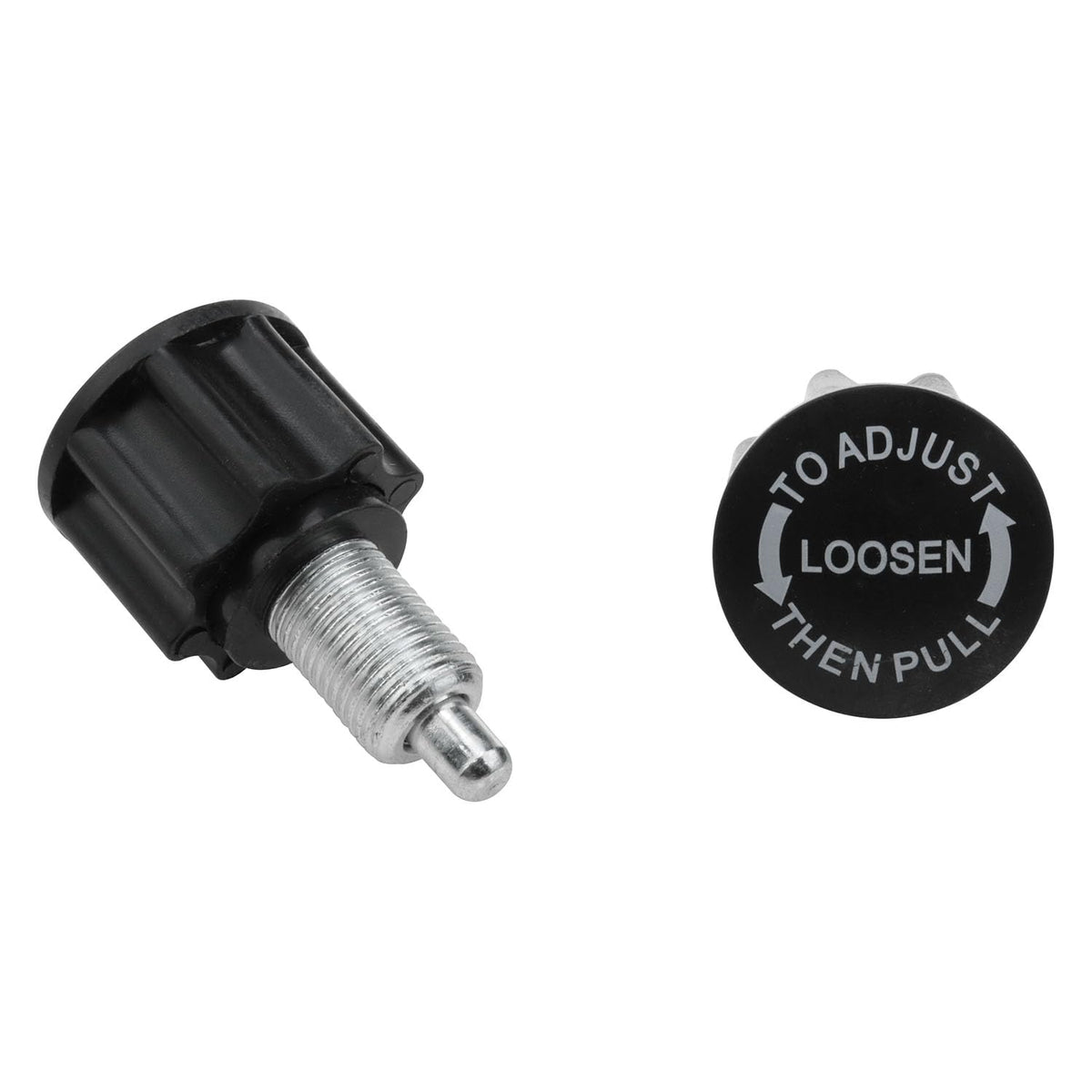 Zangc M18 pop-Out pin knob Pull pin Spring knob for Exercise Equipment Bicycle Equipment Exercise Bike Replacement Parts Black 2PCS (M16)