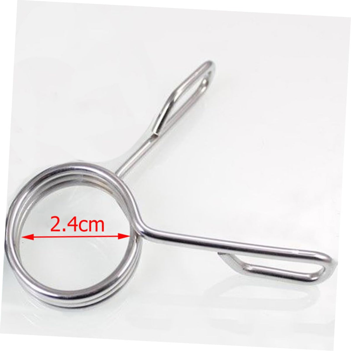 5pcs Barbell Spring Clip Collars, 1.18In Weight Lifting Clamps, Dumbbell Collar Spring Clips for Gym, Powerlifting, Cross Fit, Weightlifting