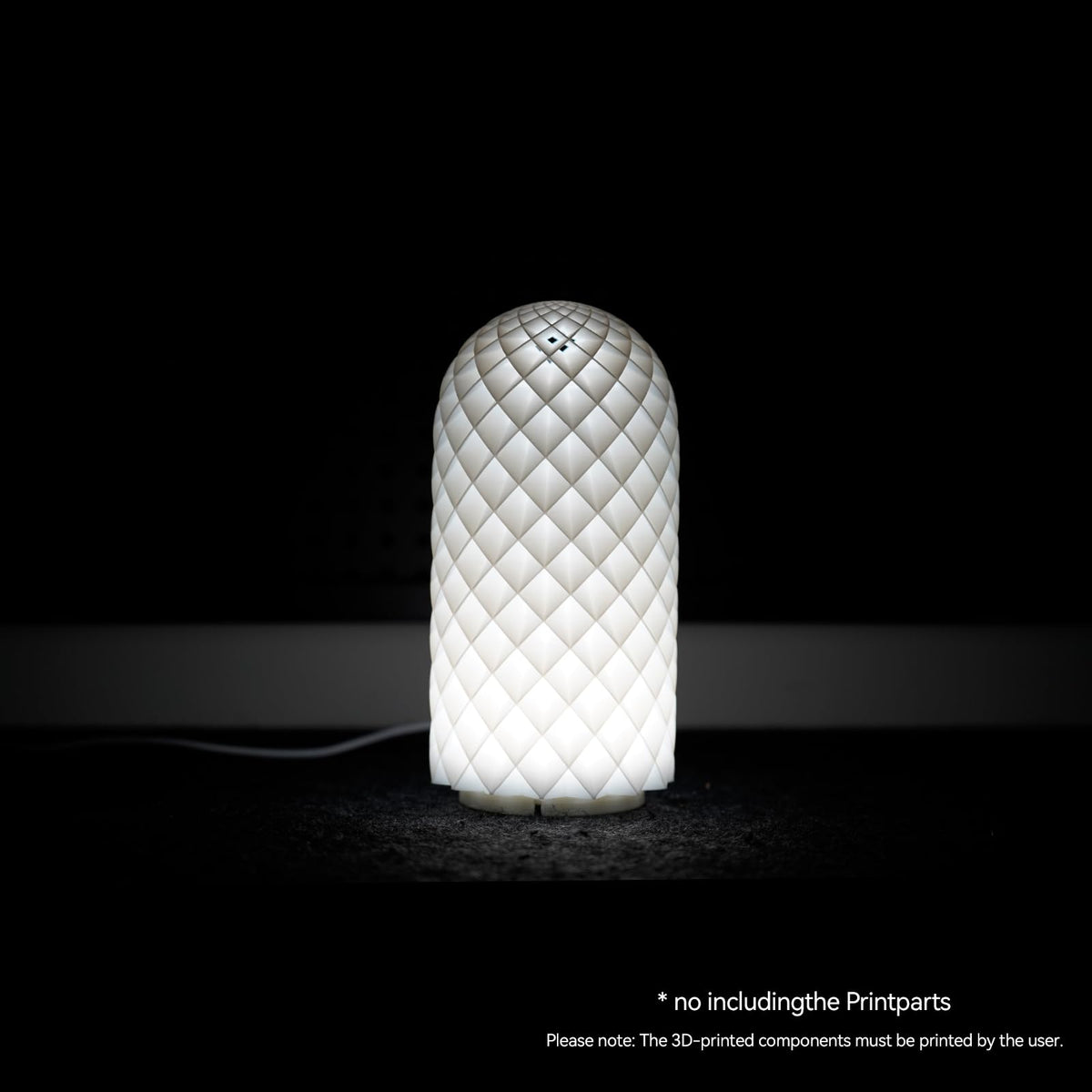 Cxydm led lamp kit 001 Compatible with Bambu Lap H2D/A1/A1mini/P1S/P1P/X1C Light kit, Three Colors with Power-Off Color Memory, Makerworld‘s 3D Printed DIY Light Models, 5V USB Powered, 2Pack+Charger
