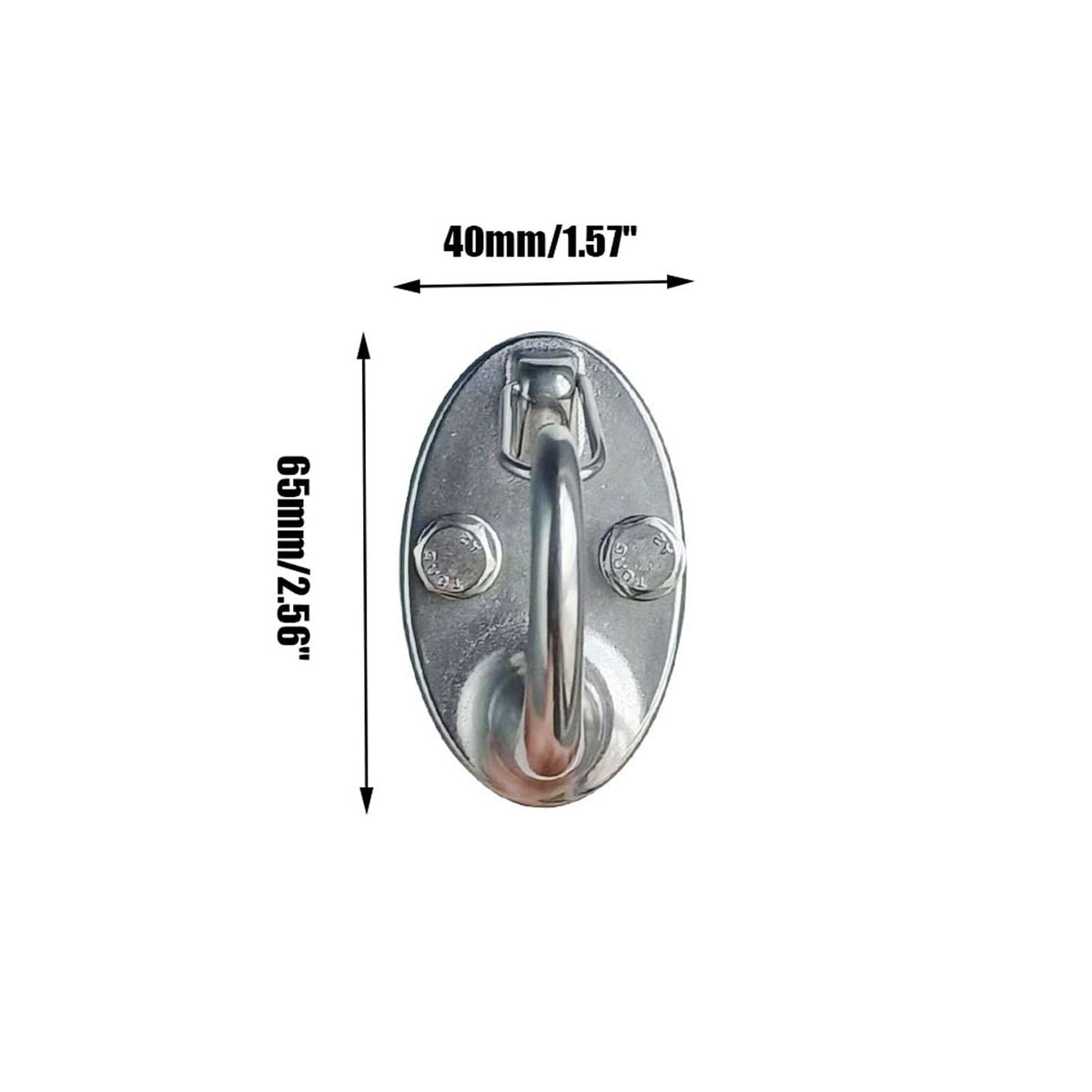 WSOQYEO Heavy Duty Fitness Workout Resistance Band Wall Anchor and Wall Anchor Screw Fittings Suitable for Strength Training Physical Exercises in Home Gyms (Circlip Wall Anchor)