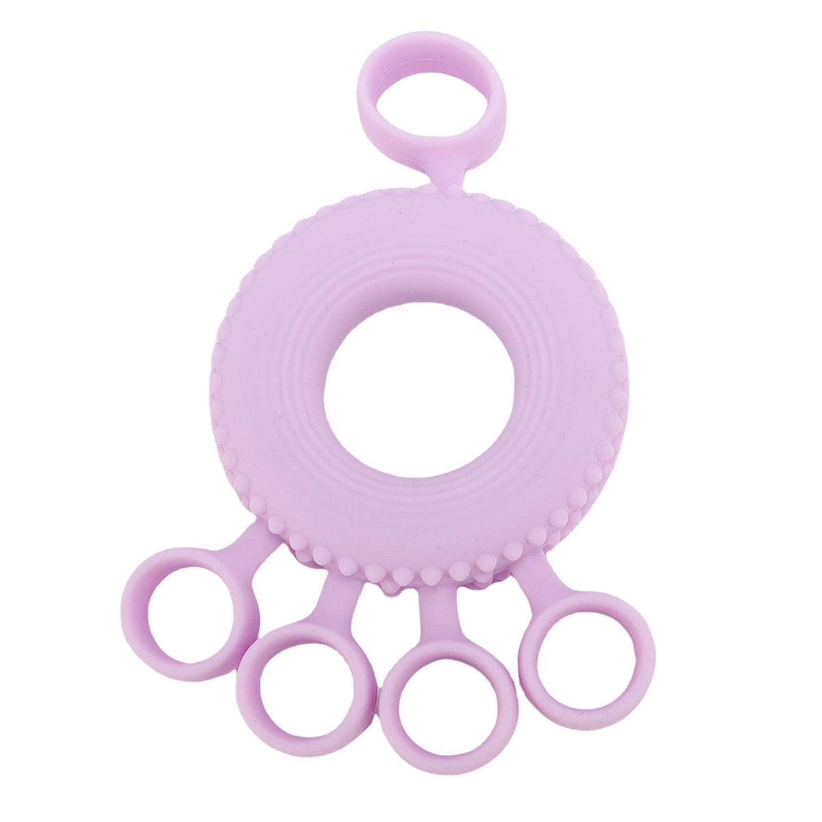 NOENNULL Finger Stretcher Grip Strength Trainer Soft Non Slip Finger Exerciser for Home Office Gym Silicone Purple