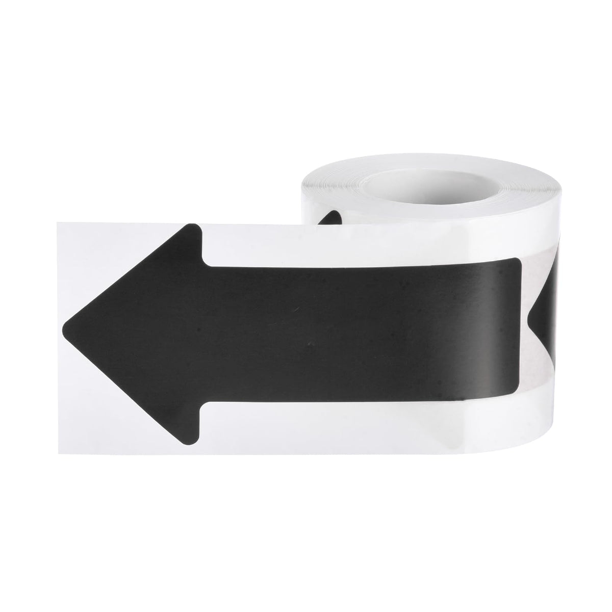 YOKIVE Adhesive Arrow Stickers, Floor Tape Marker Directional Arrow Decal for Fridge Classroom Package Sign, 3"x6", 200pcs, Black