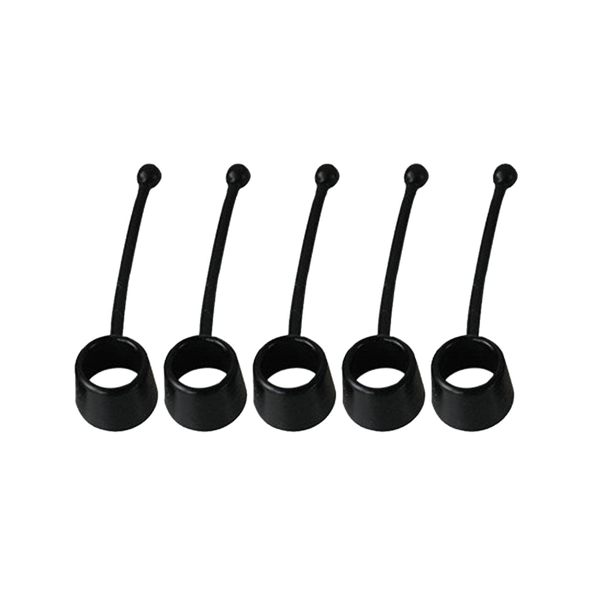 xiaoye 60 lbs Elastic Silicone Finger Exerciser, Finger and Hand Extensor Trainer Exerciser with Resistances Band Stretcher Strengthener for Wrist Hand (Only), Black