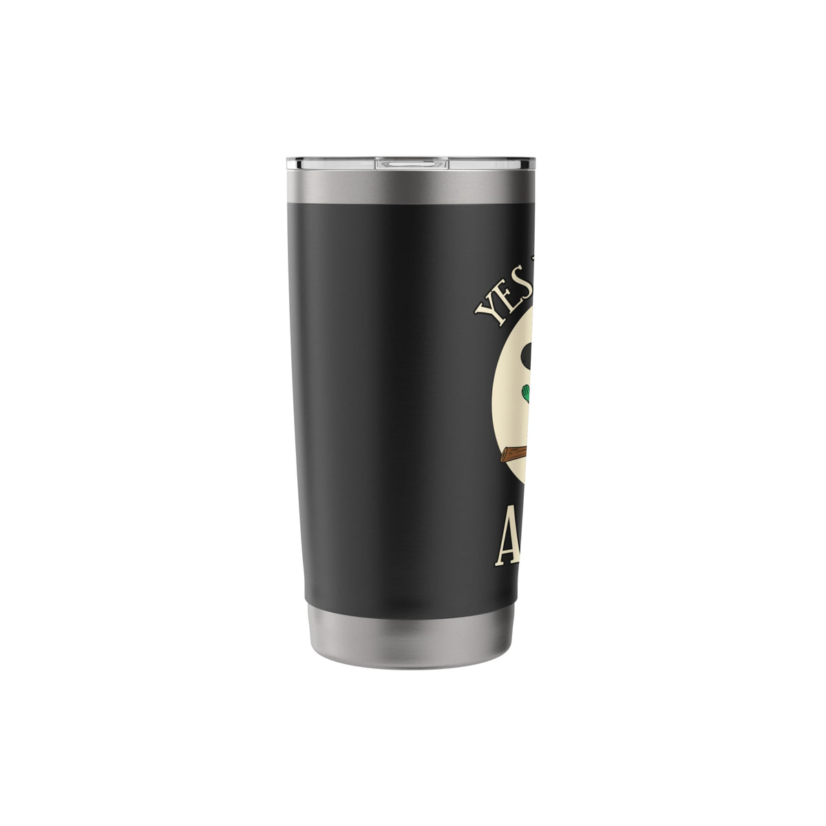 Yes I Can Drive A Stick Funny Halloween Spooky Witch Apparel Stainless Steel Insulated Tumbler