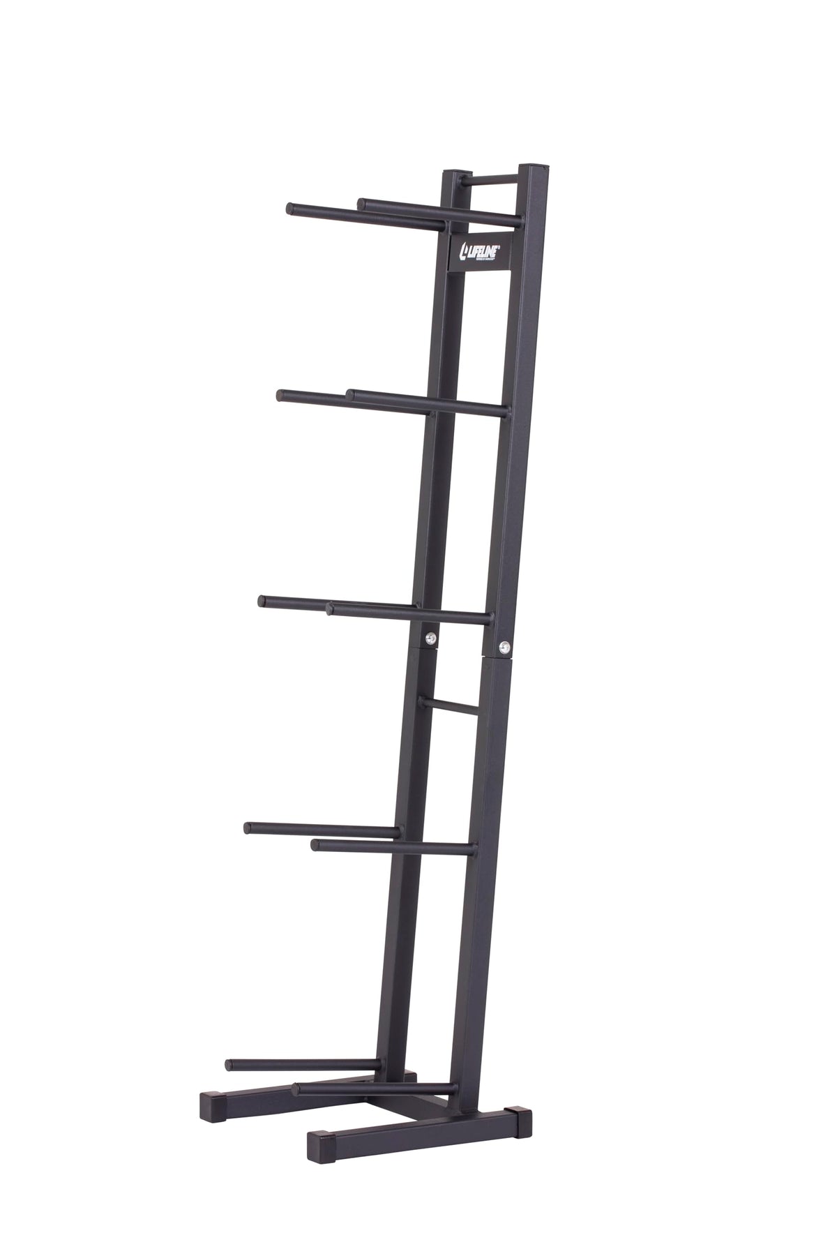 Lifeline Fitness Vertical Medicine Ball Rack with Powder-Coat Finish – Space-Saving 5-Tier Storage for Home & Gym