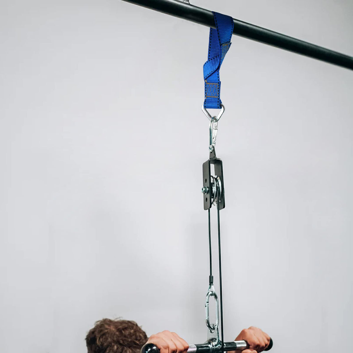 Luwint Heavy Duty Hanging Strap, 18'' Hang Strap for Hammock Tree Swing, Home Gym Pulley Cable Attachments, Dumbbell Dip Loading Tie Down Strap